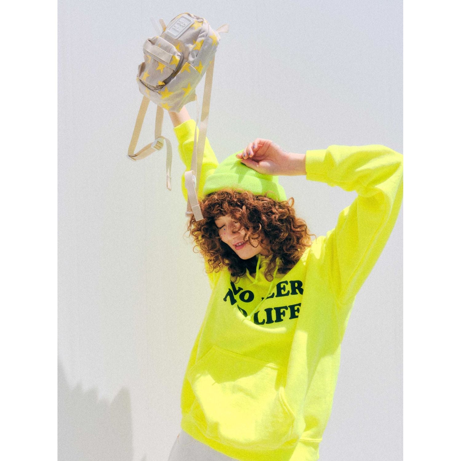 Cilocala Star Print Backpack X-Small (Stone)