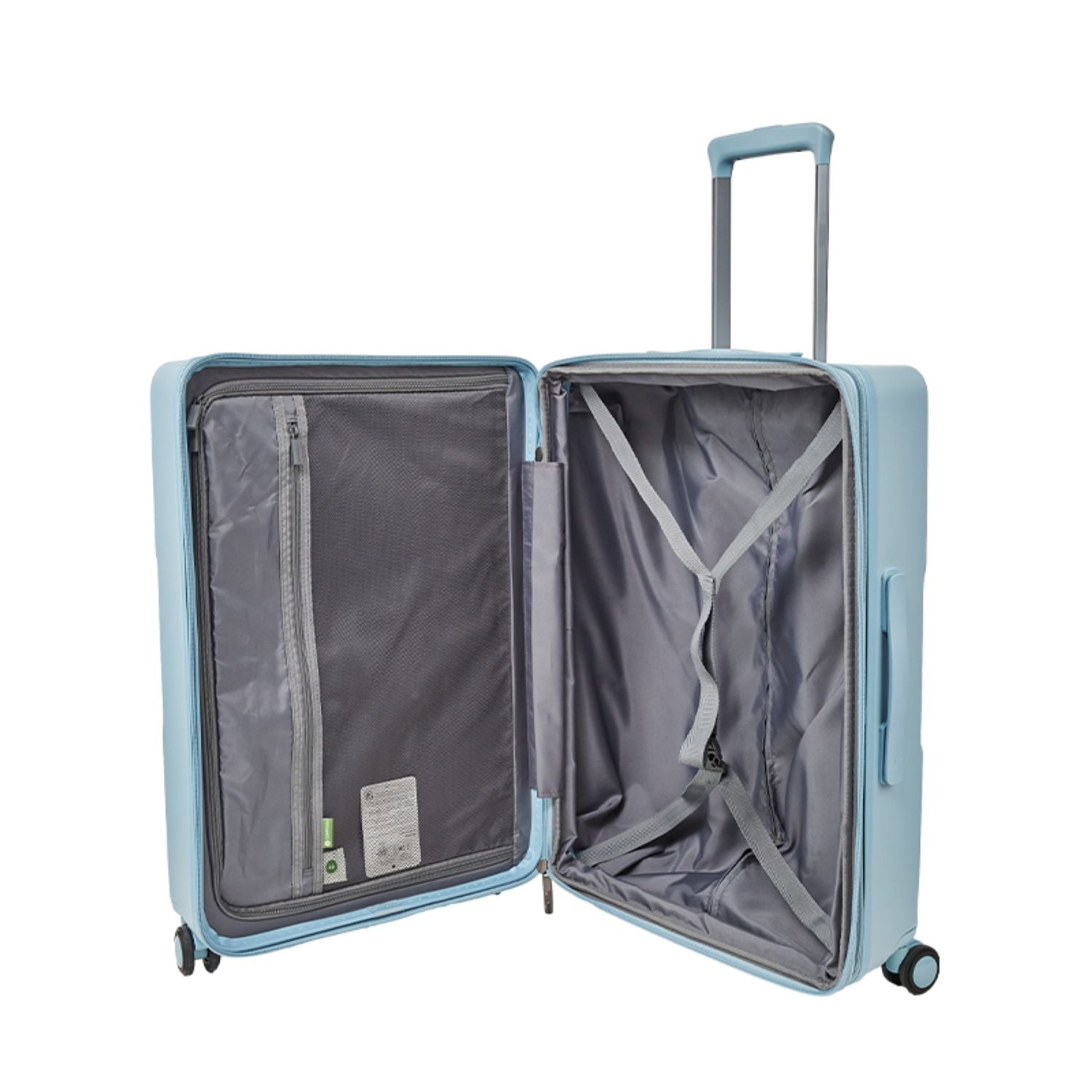 Conwood Spacelite Polycarbonate Expandable 28" Large Luggage - Light Blue