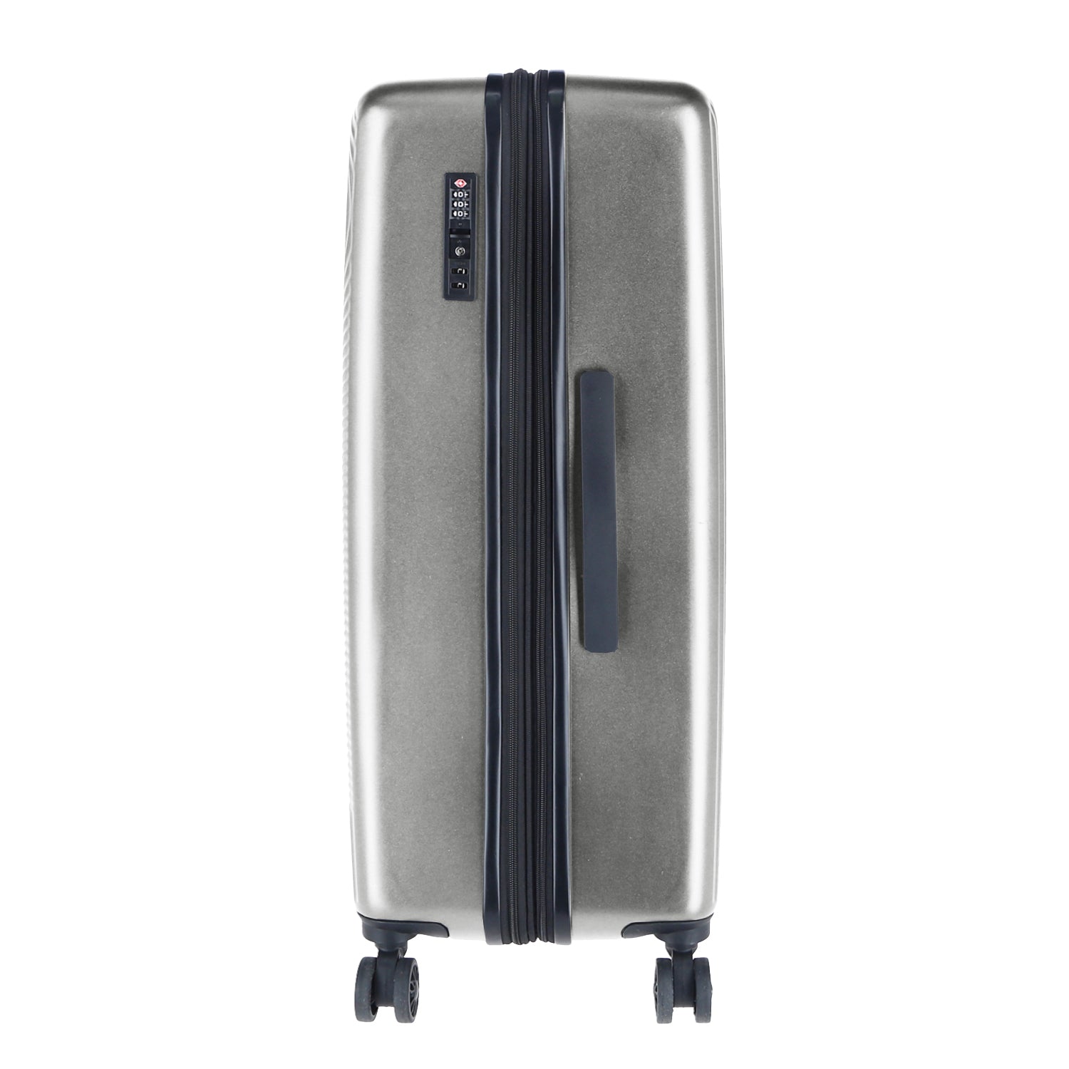 Crossing Wanderer Polycarbonate Expandable 28" Large Luggage Spinner - Silver