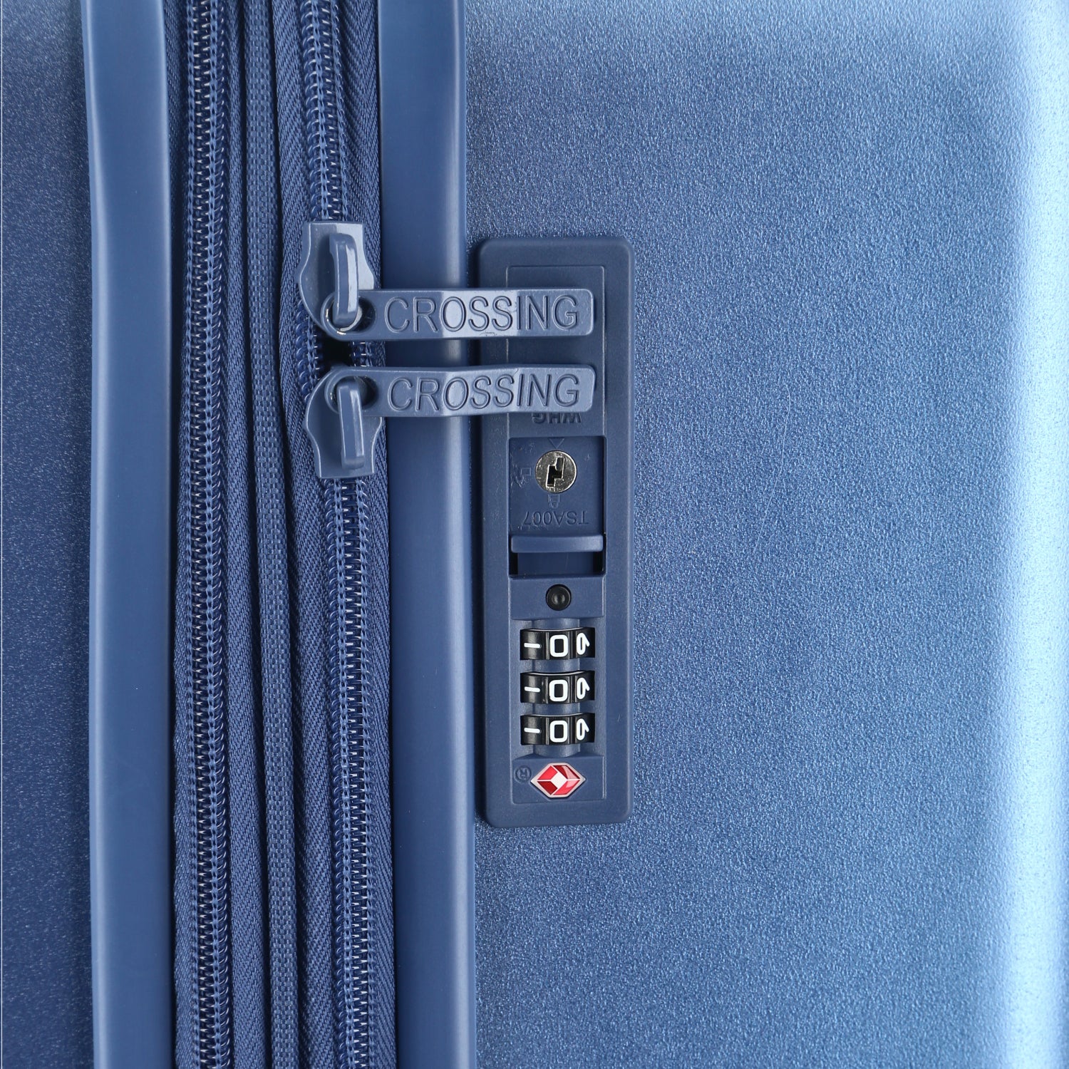 Crossing Miles Polycarbonate Expandable 28" Large Luggage Spinner - Gunmetal