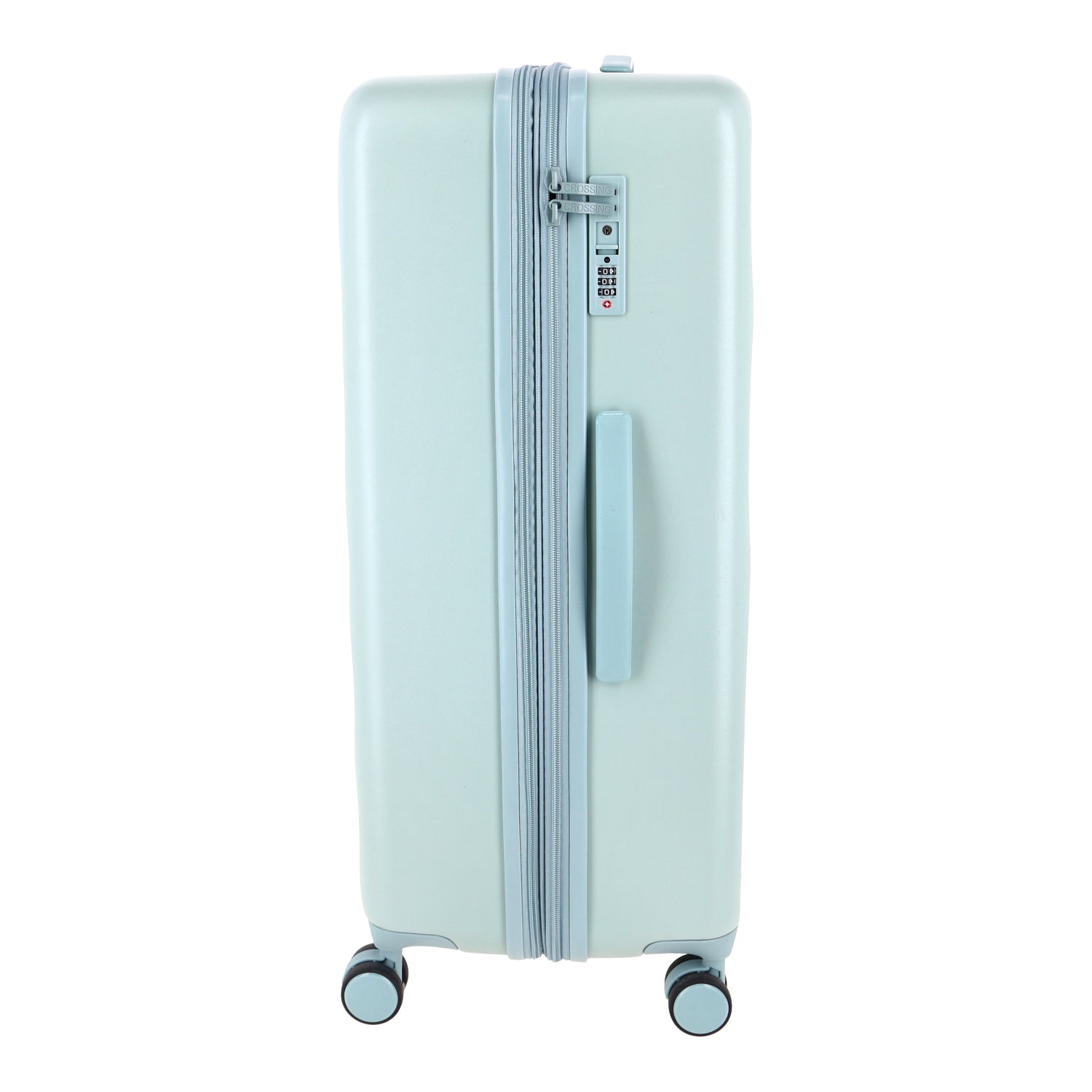 Crossing Miles Polycarbonate Expandable 28" Large Luggage Spinner - Sage Green