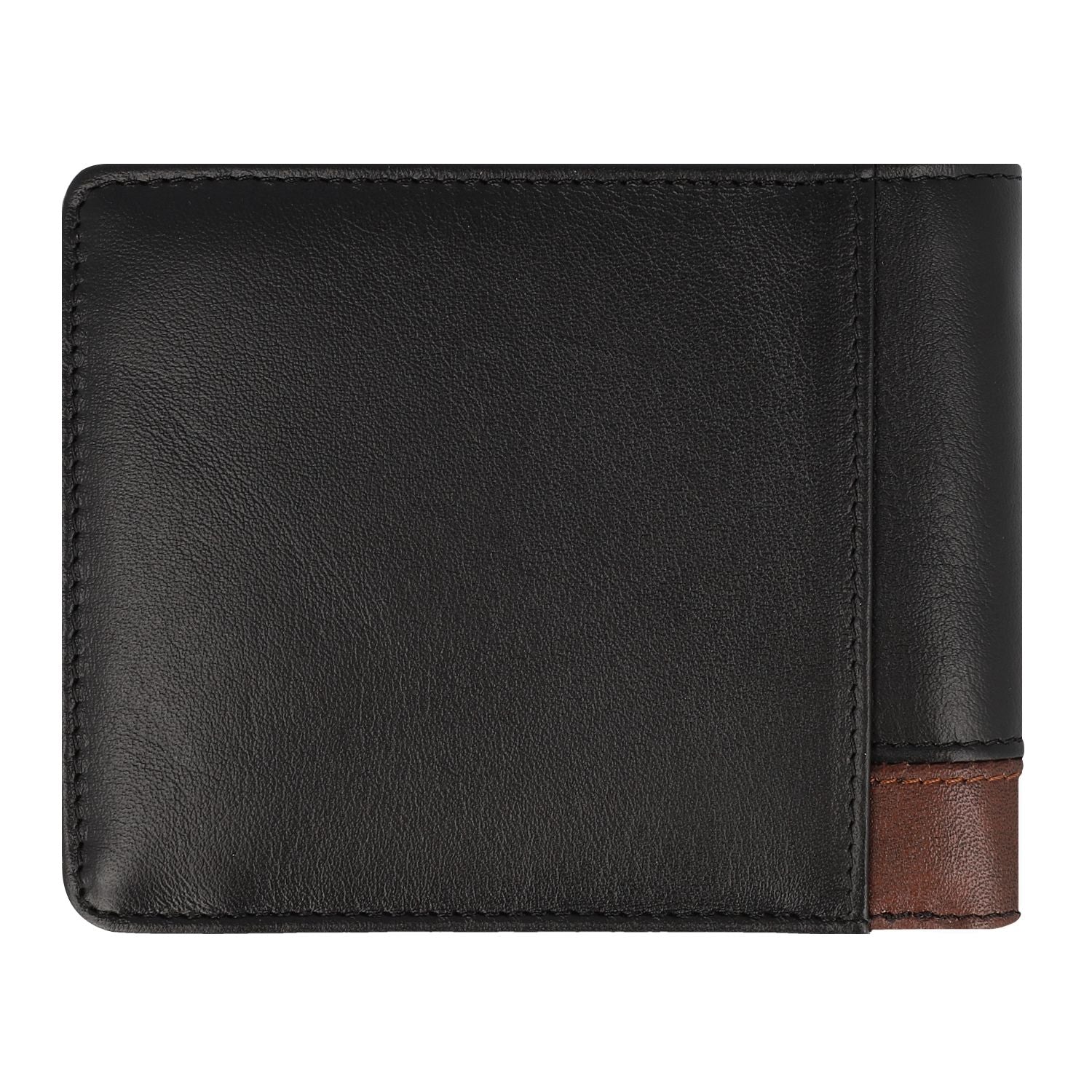 Crossing Antique Bi-fold Leather Wallet With Coin Pouch - Timber - Black