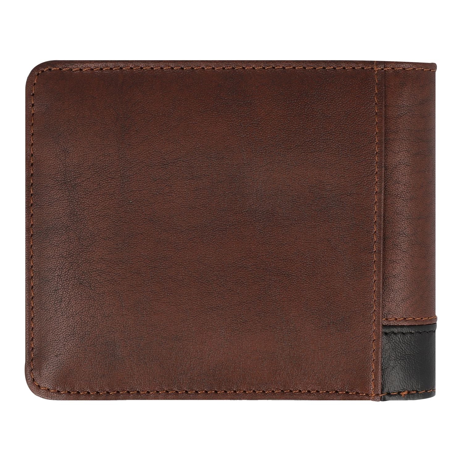 Crossing Antique Bi-fold Leather Wallet With Flap And Coin Pouch - Timber - Cafe