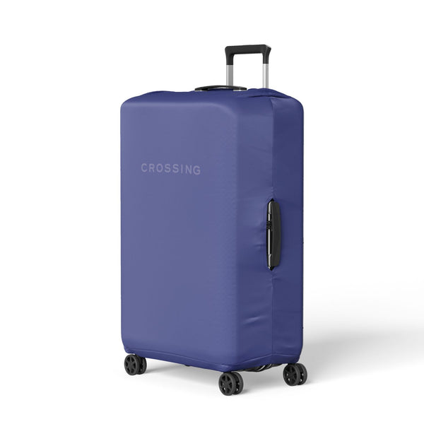 Crossing Block Series Luggage Cover L (27'-30') - Azure Blue