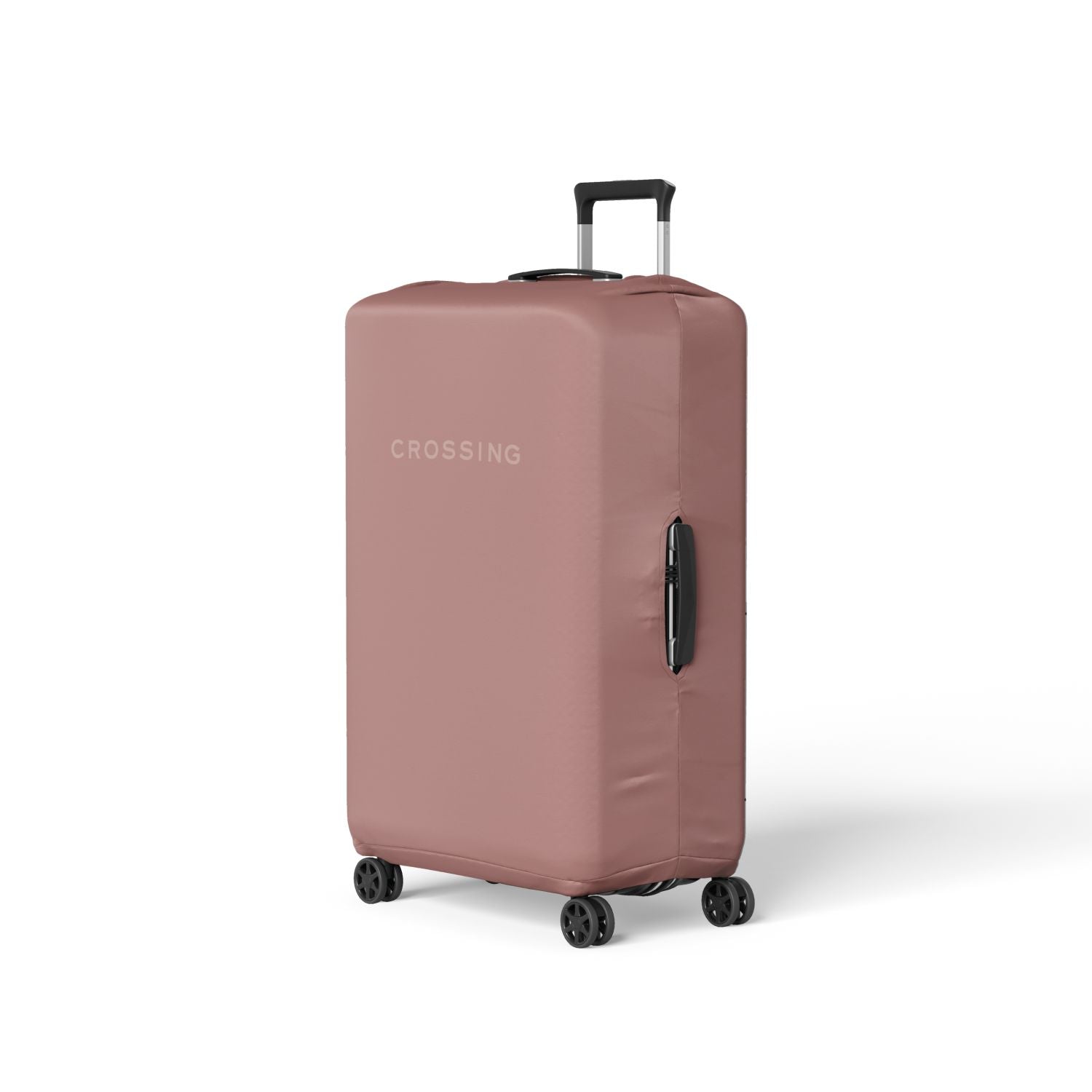 Crossing Block Series Luggage Cover S (18'-22') - Rose Quartz