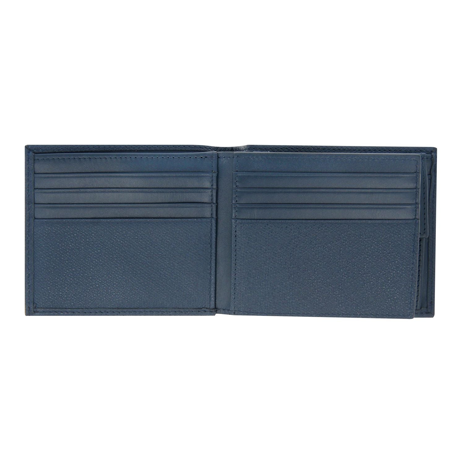 Crossing Elite Bi-fold Leather Wallet With Flap And Coin Pouch RFID - Jeans