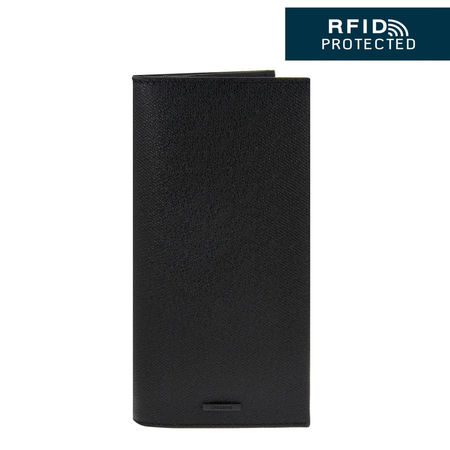 Crossing Elite Long Leather Wallet RFID - Black