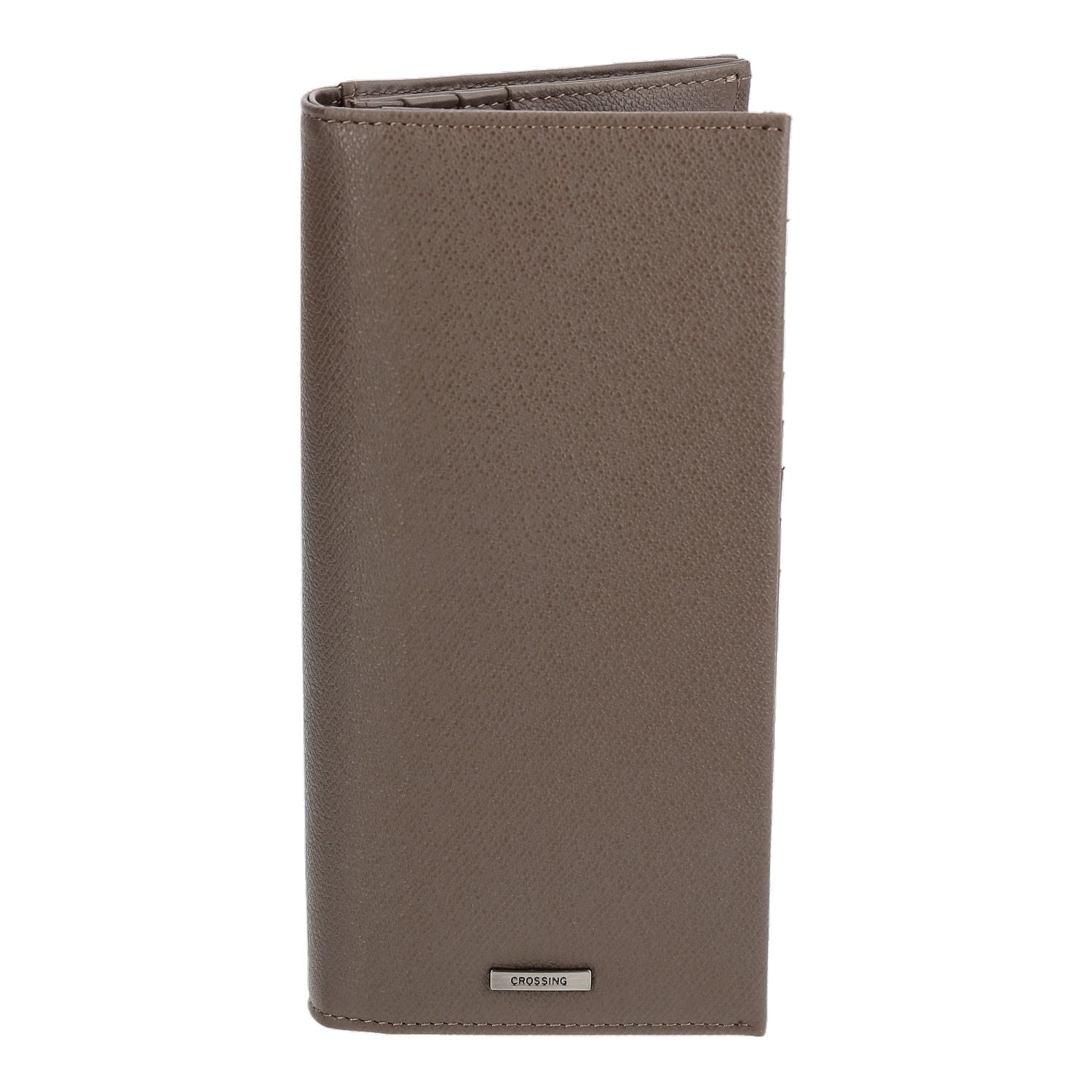 Crossing Elite Long Leather Wallet RFID - Dark Khaki