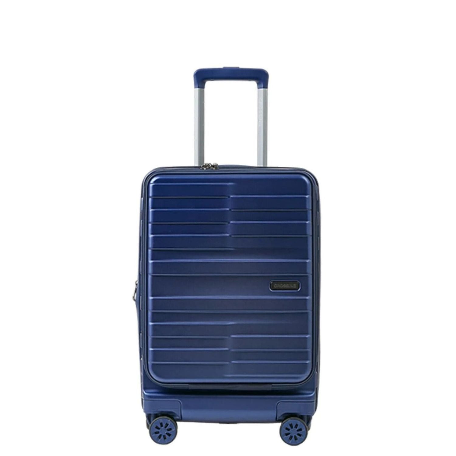 Crossing Groov Pc Trunk 20" Carry On Luggage With Front Access Opening - Stone Blue