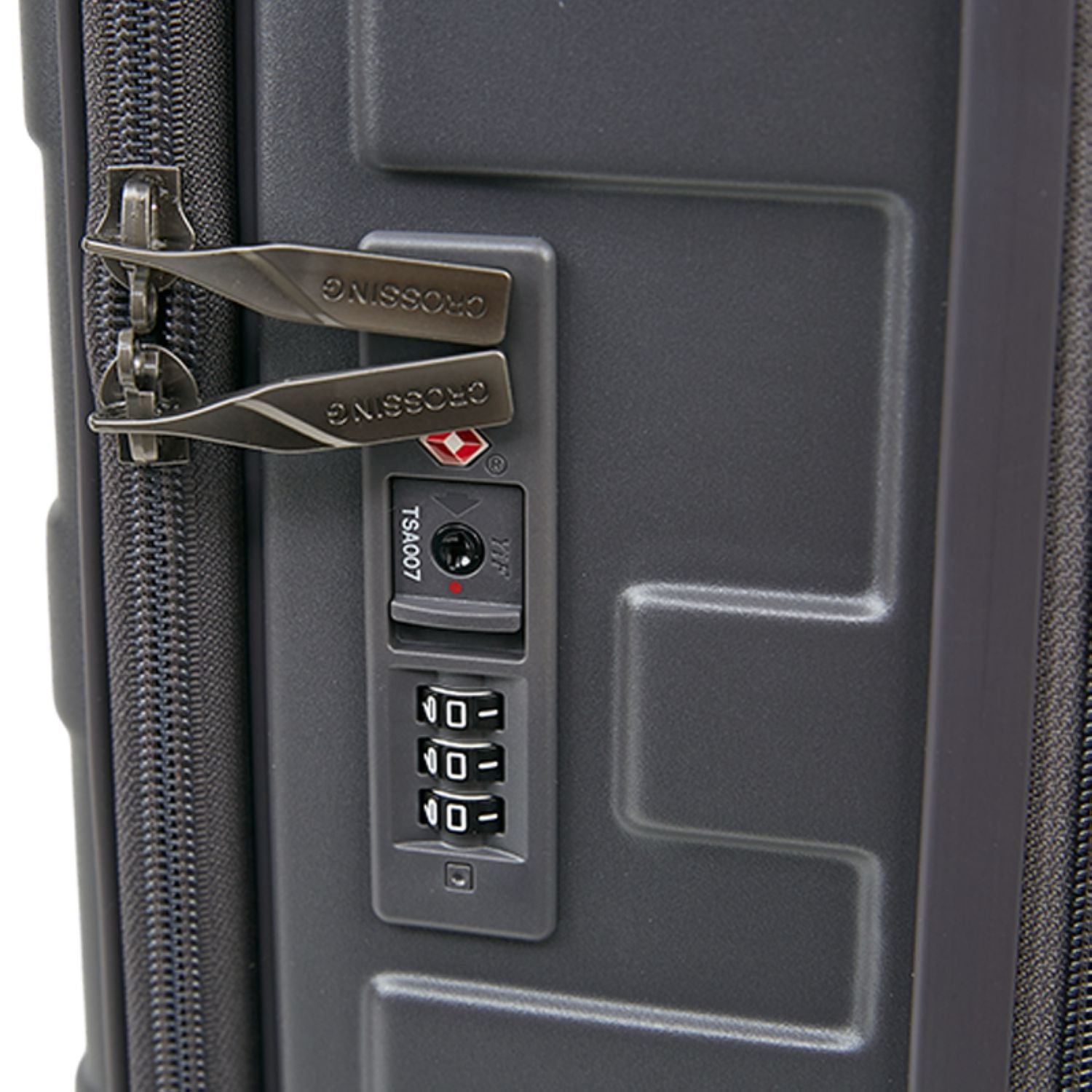 Crossing Groov Pc Trunk 28" Large Luggage With Front Access Opening - Dark Grey