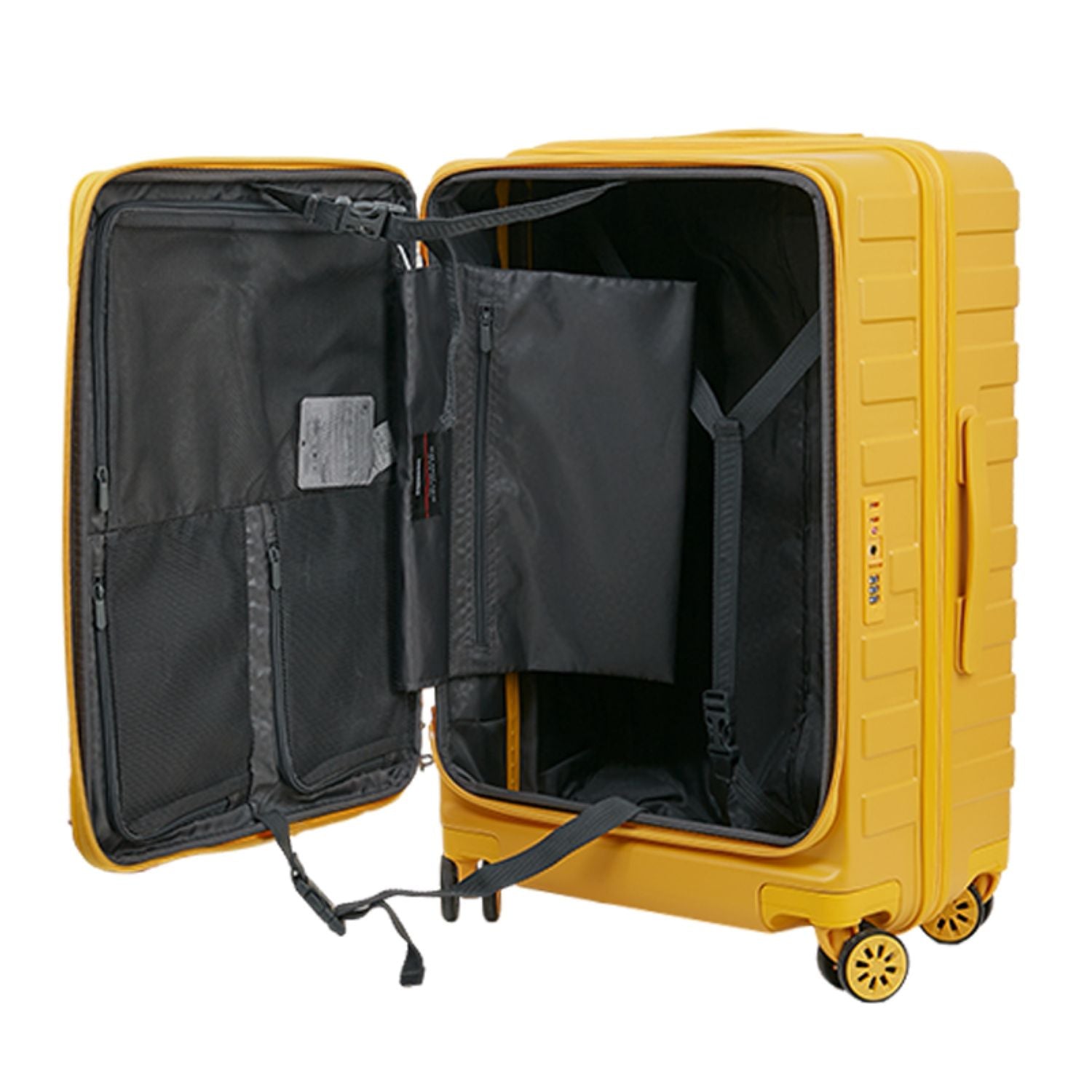 Crossing Groov Pc Trunk 28" Large Luggage With Front Access Opening - Yellow