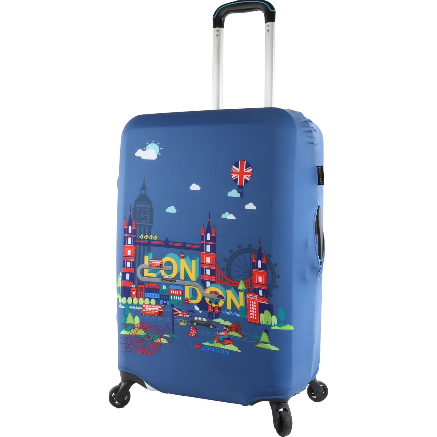 Crossing Luggage Cover Large - London (26"-28")