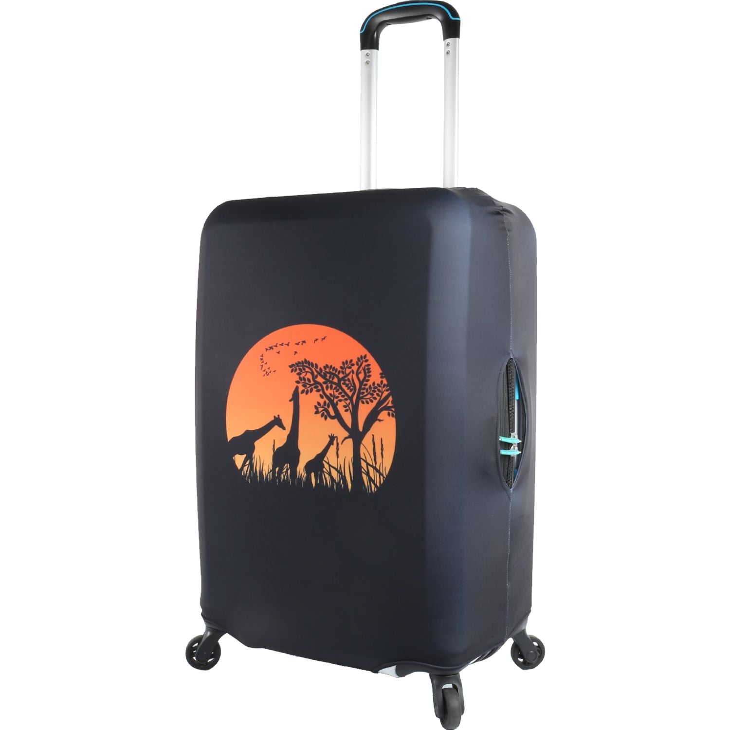 Crossing Luggage Cover Medium - Night Safari (23"-25")