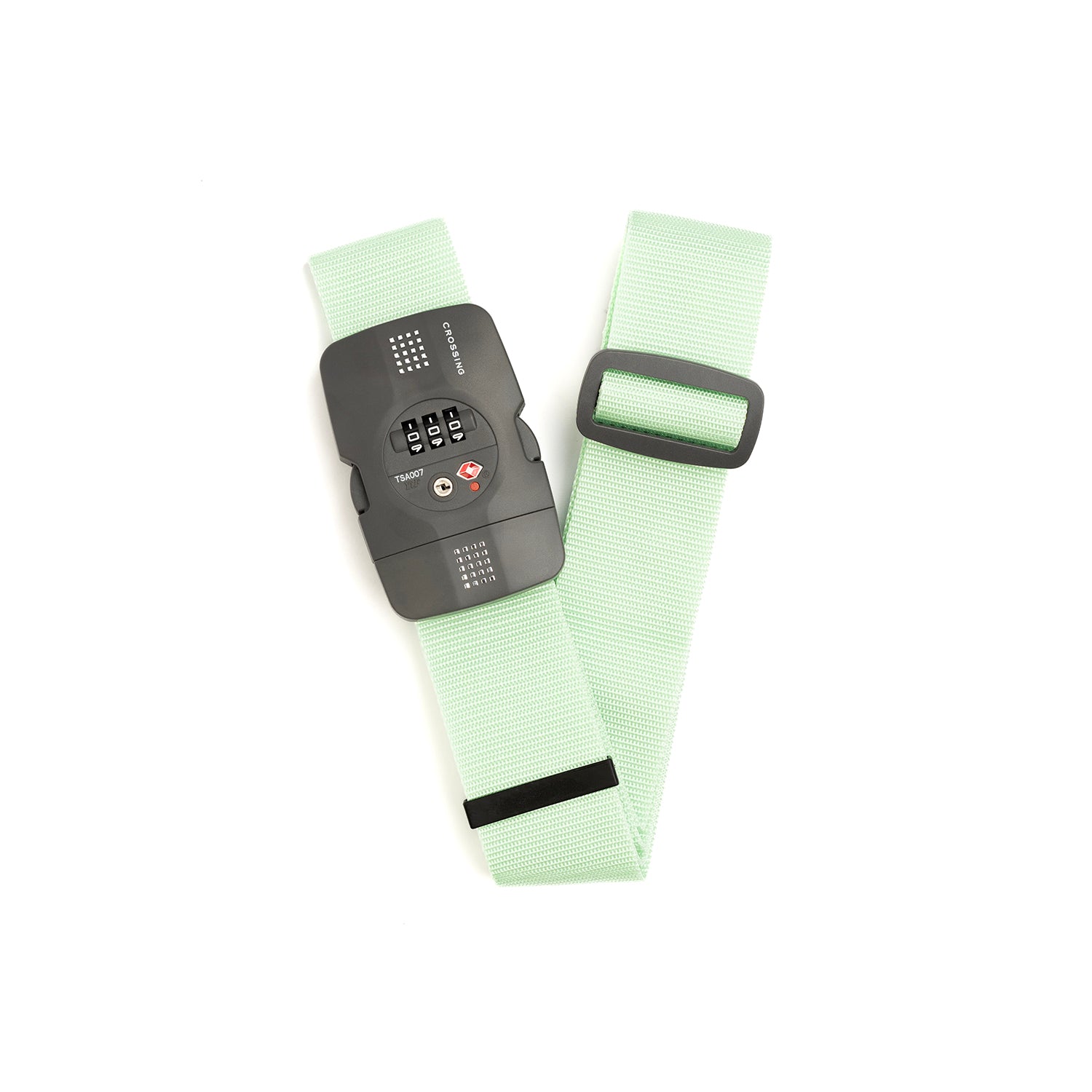 Crossing Luggage Strap With 3 Dial TSA Lock - Mint