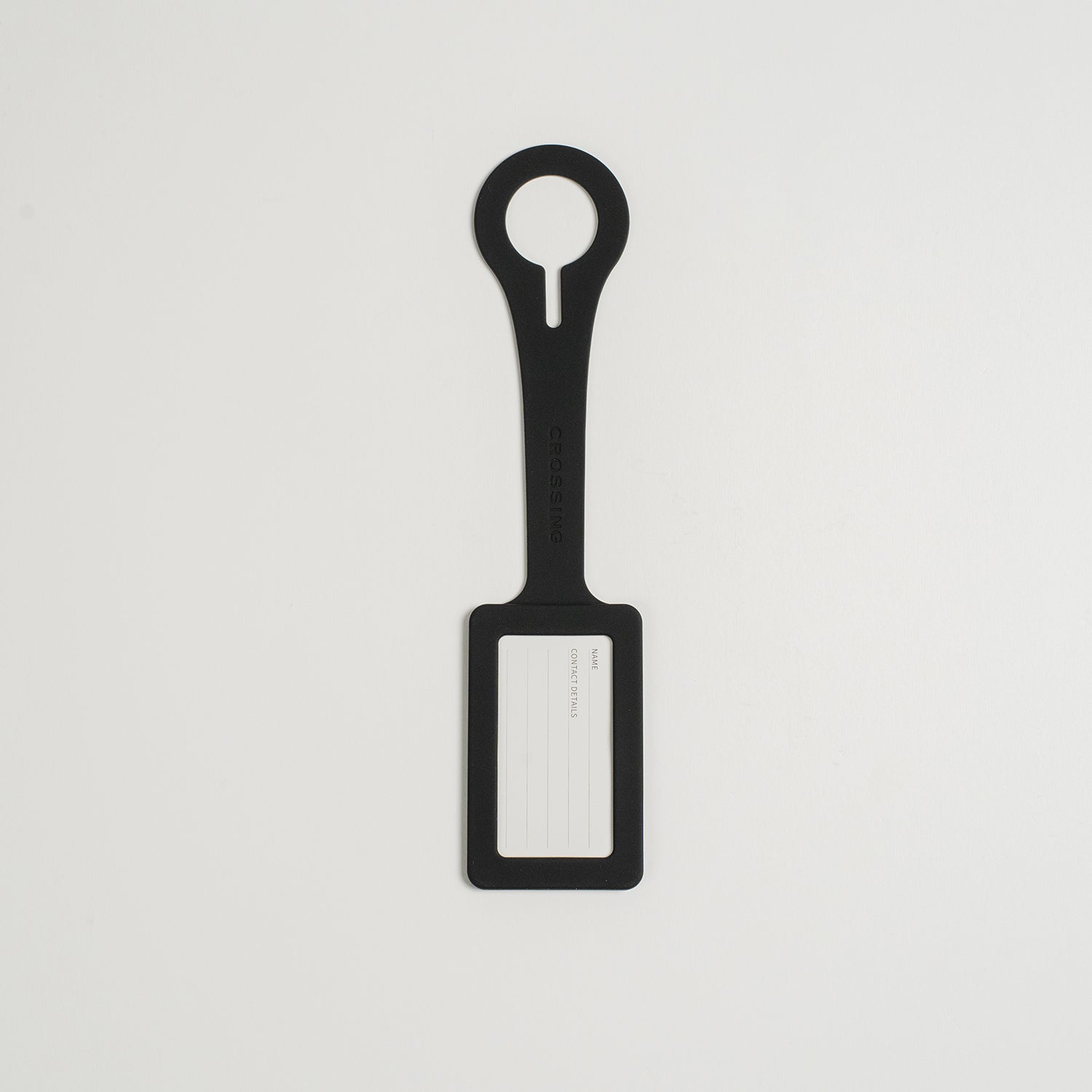 Crossing Luggage Tag - Black