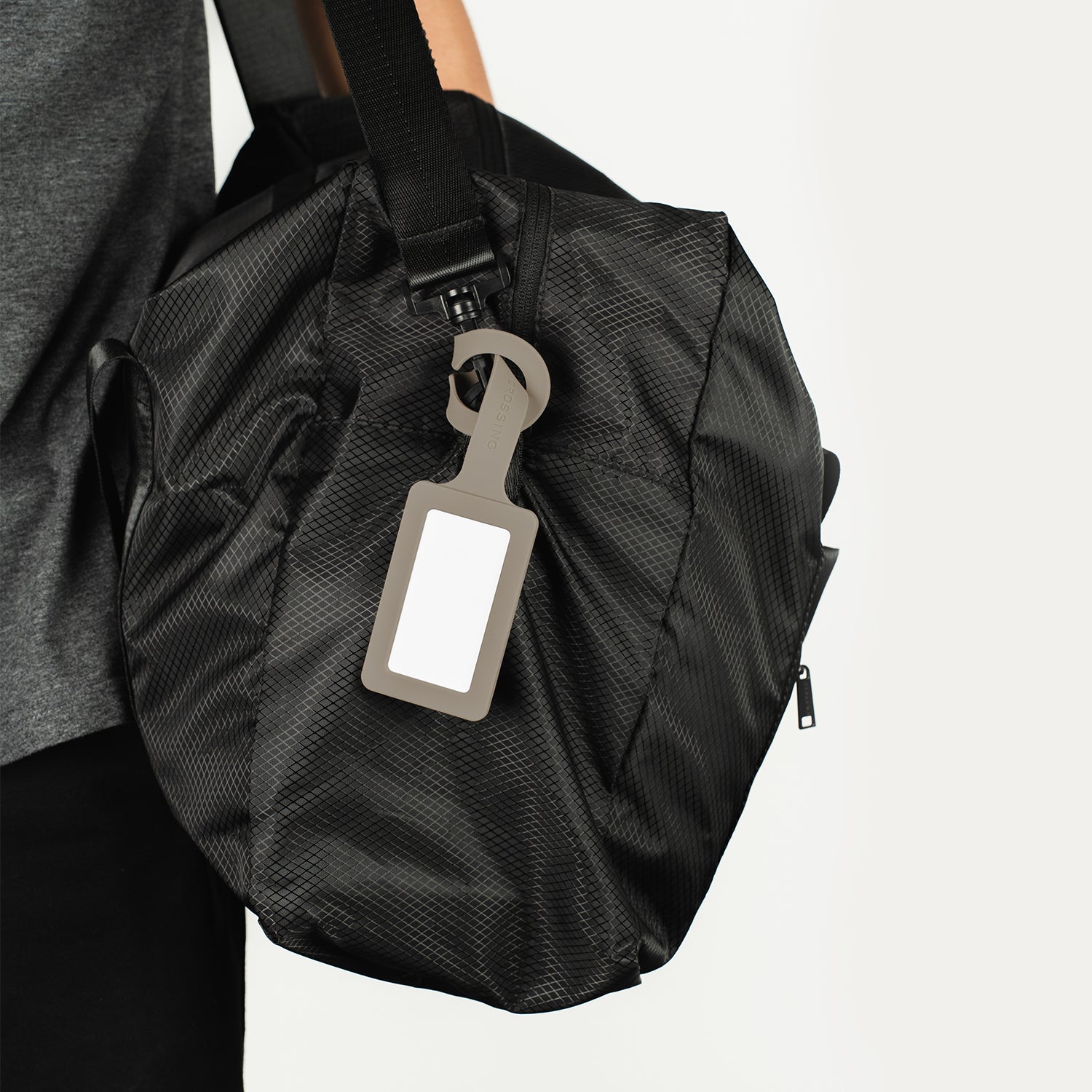 Crossing Luggage Tag - Cement