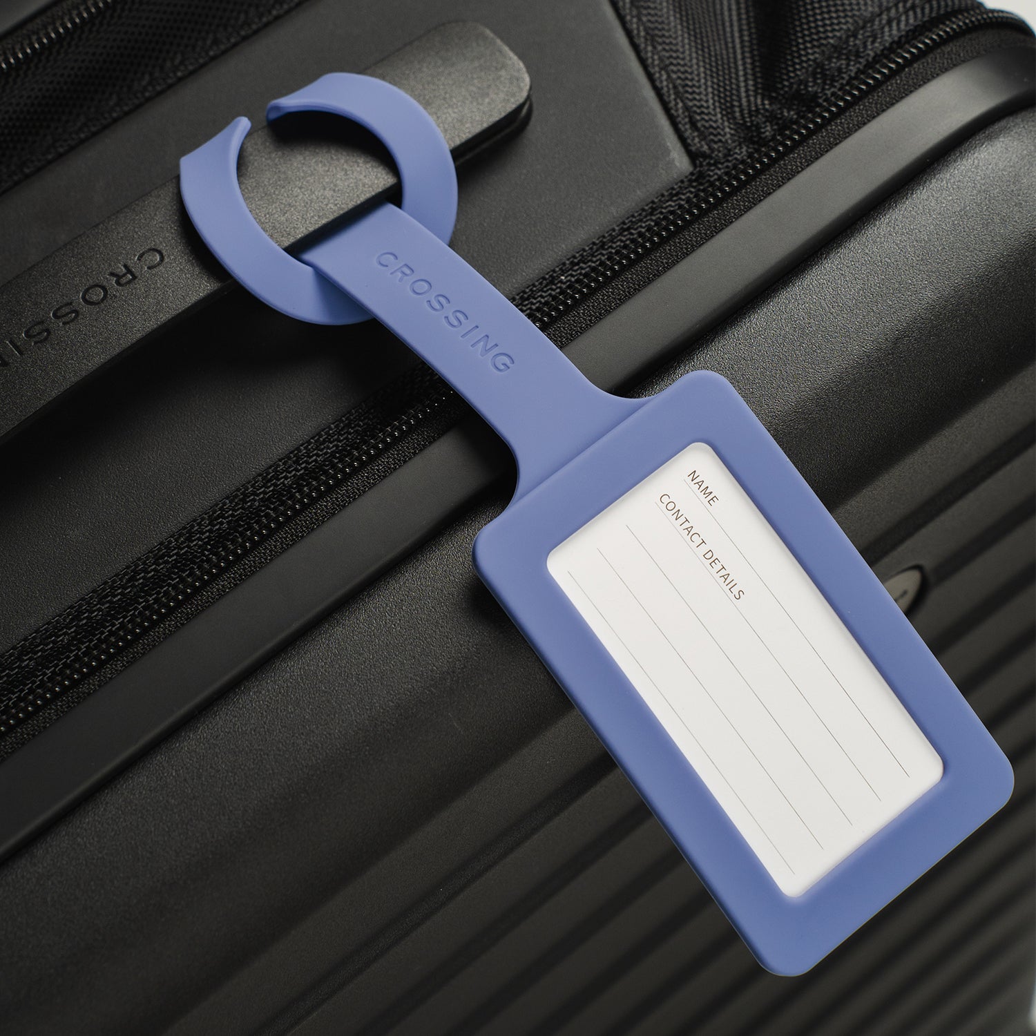 Crossing Luggage Tag - China Blue