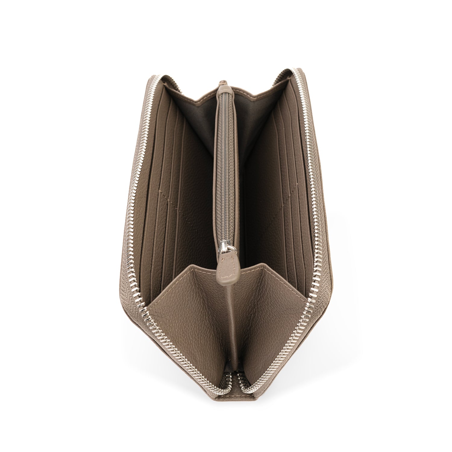 Crossing Milano Long Zip Wallet RFID - Dark Khaki