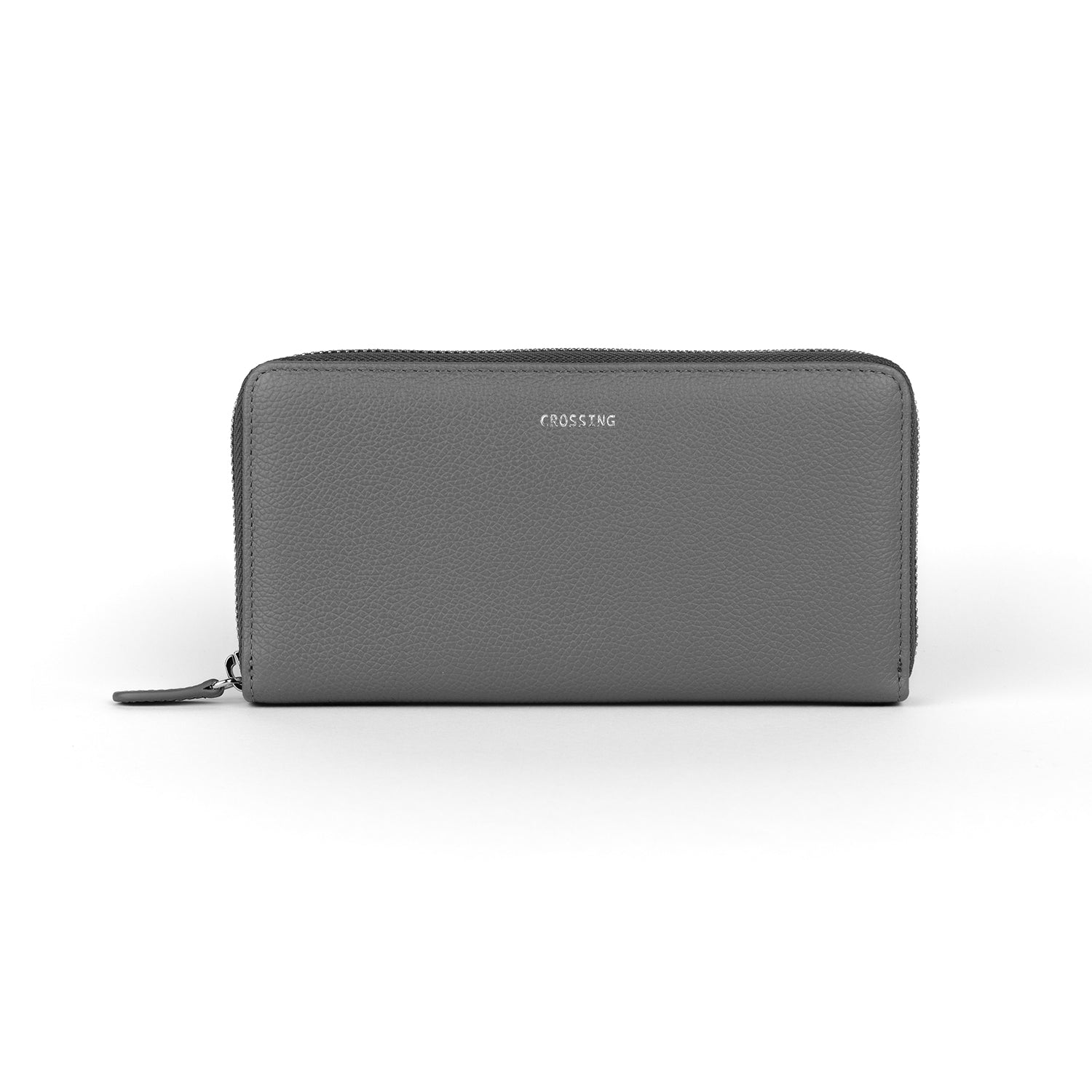 Crossing Milano Long Zip Wallet RFID - Grey