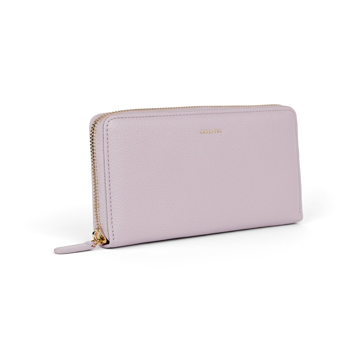Crossing Milano Long Zip Wallet RFID - Lavender