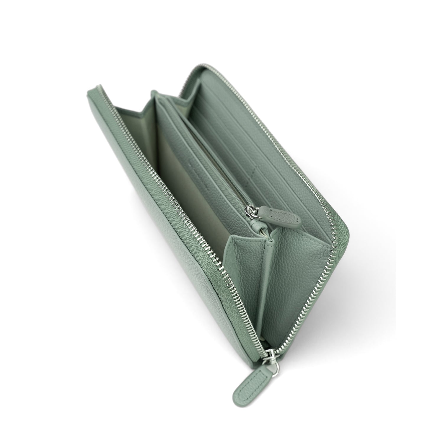 Crossing Milano Long Zip Wallet RFID - Sage