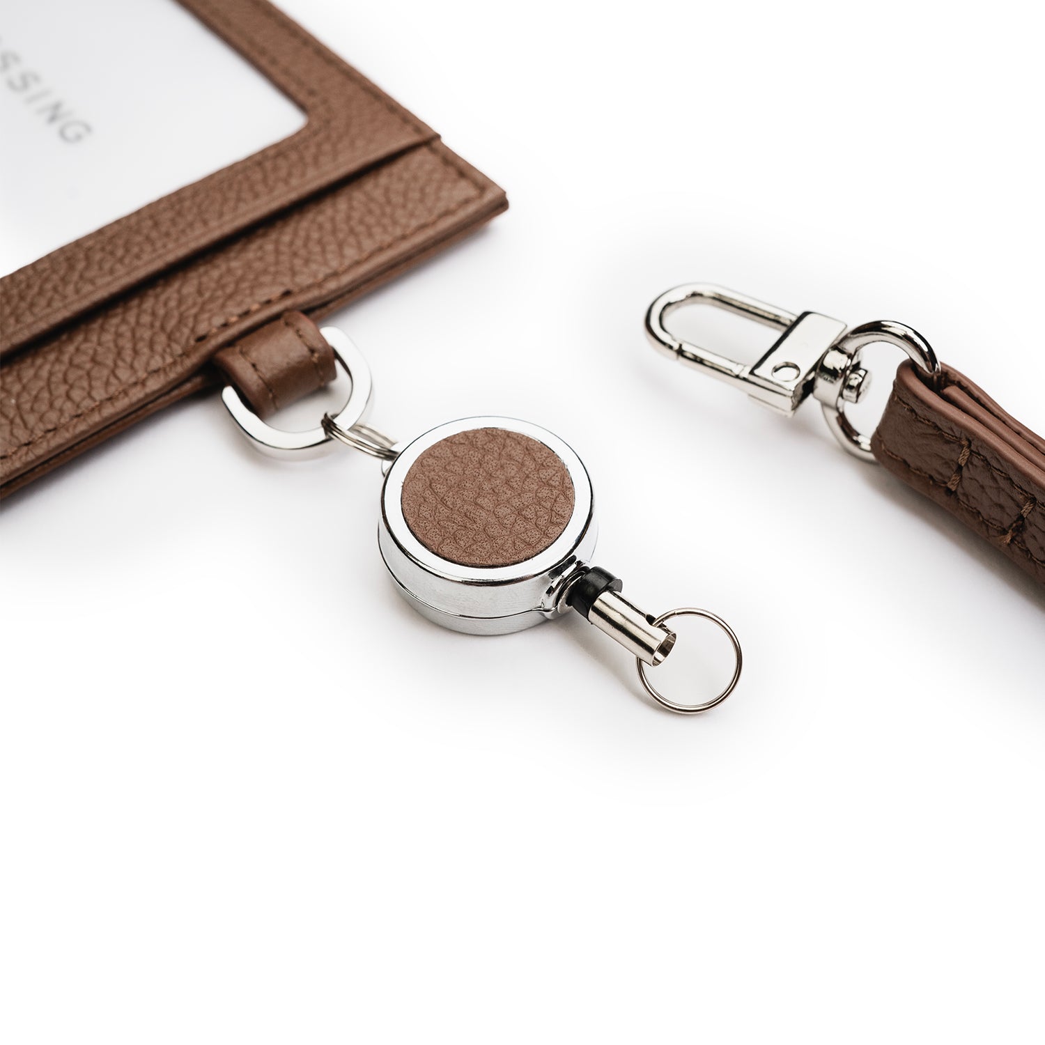 Crossing Milano Retractable Lanyard - Barcoss Brown