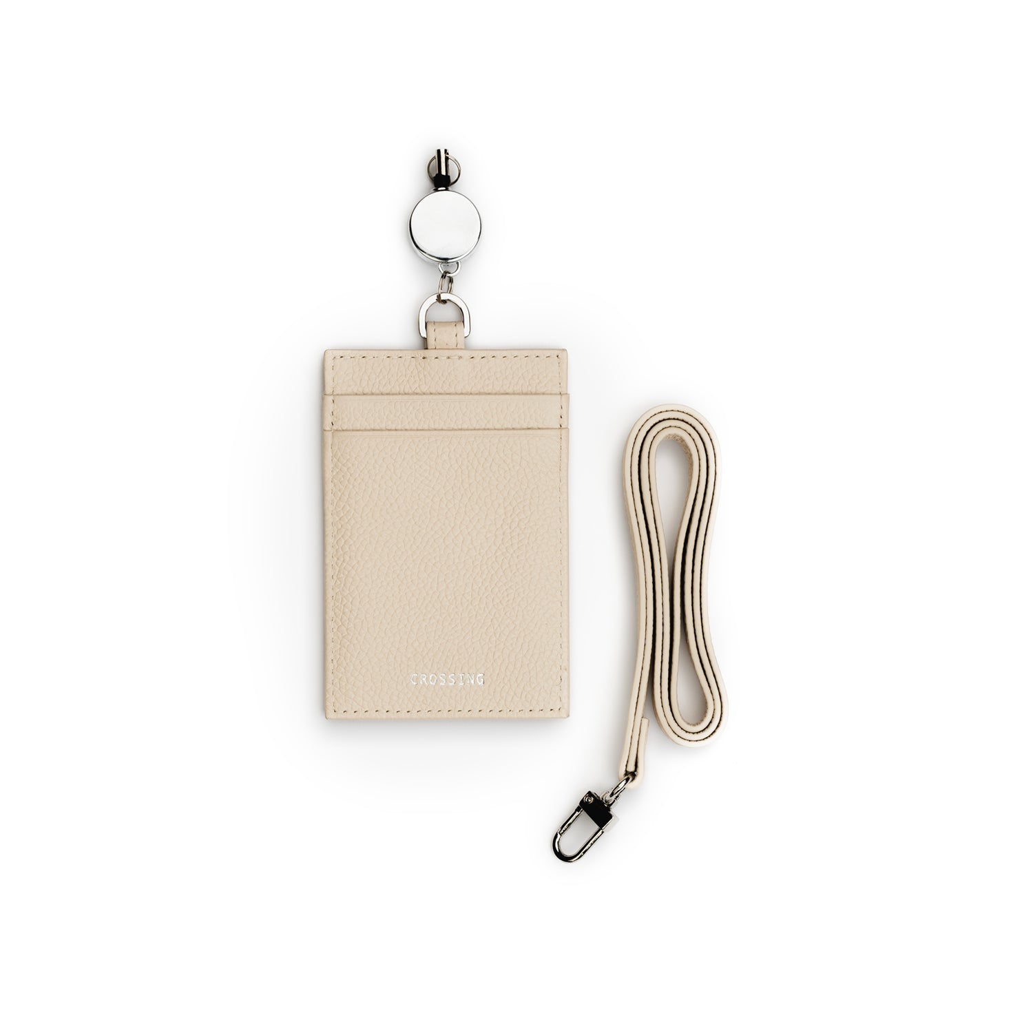 Crossing Milano Retractable Lanyard - New Sand