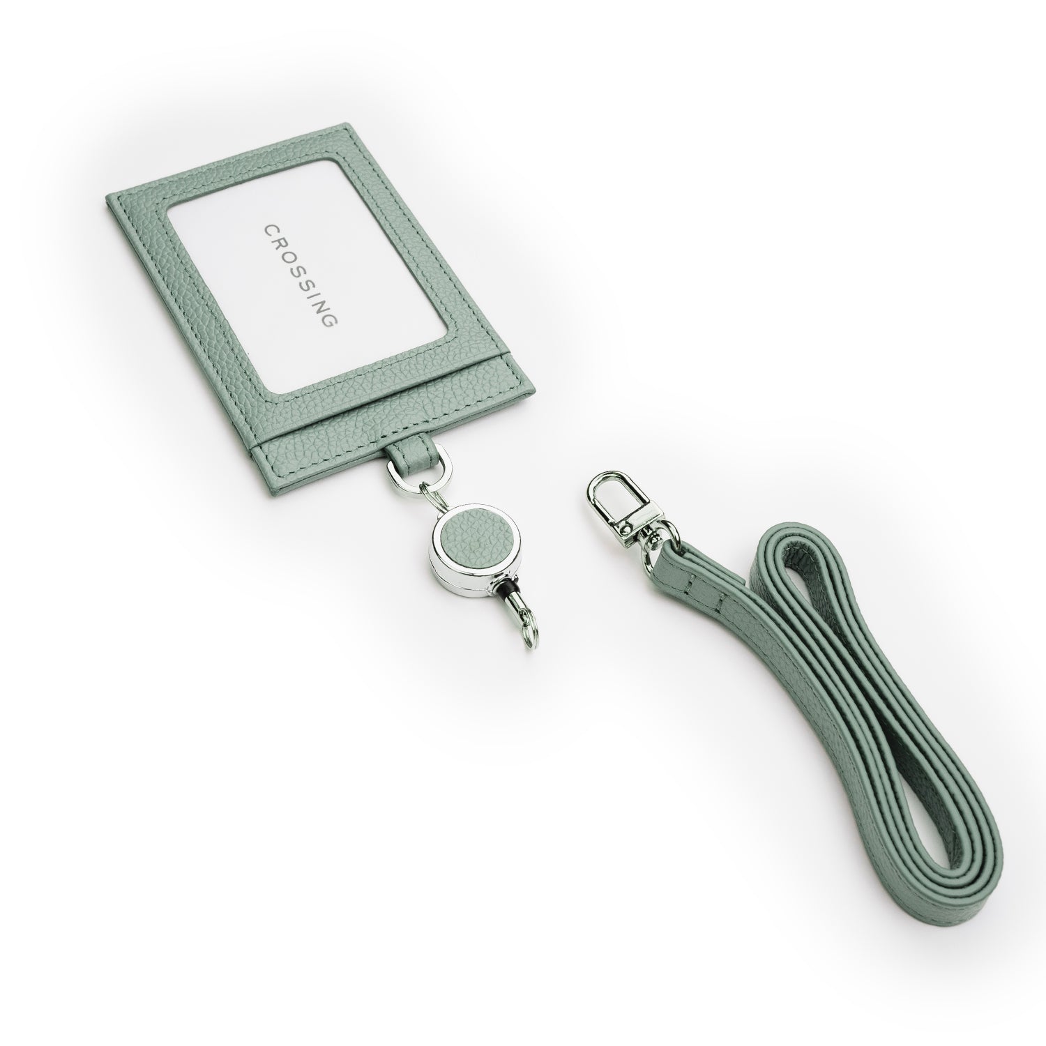 Crossing Milano Retractable Lanyard - Sage