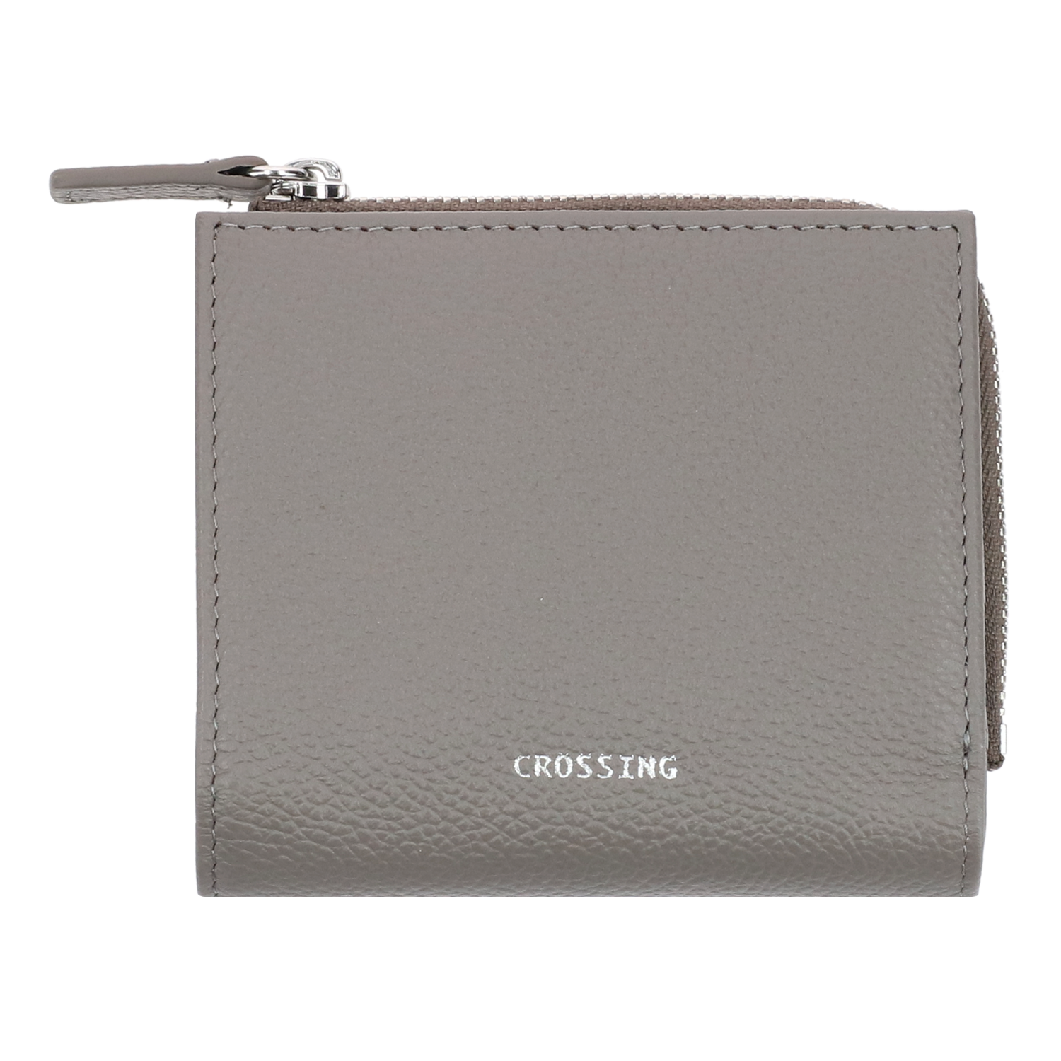 Crossing Milano Small Zip Wallet Rfid - Grey