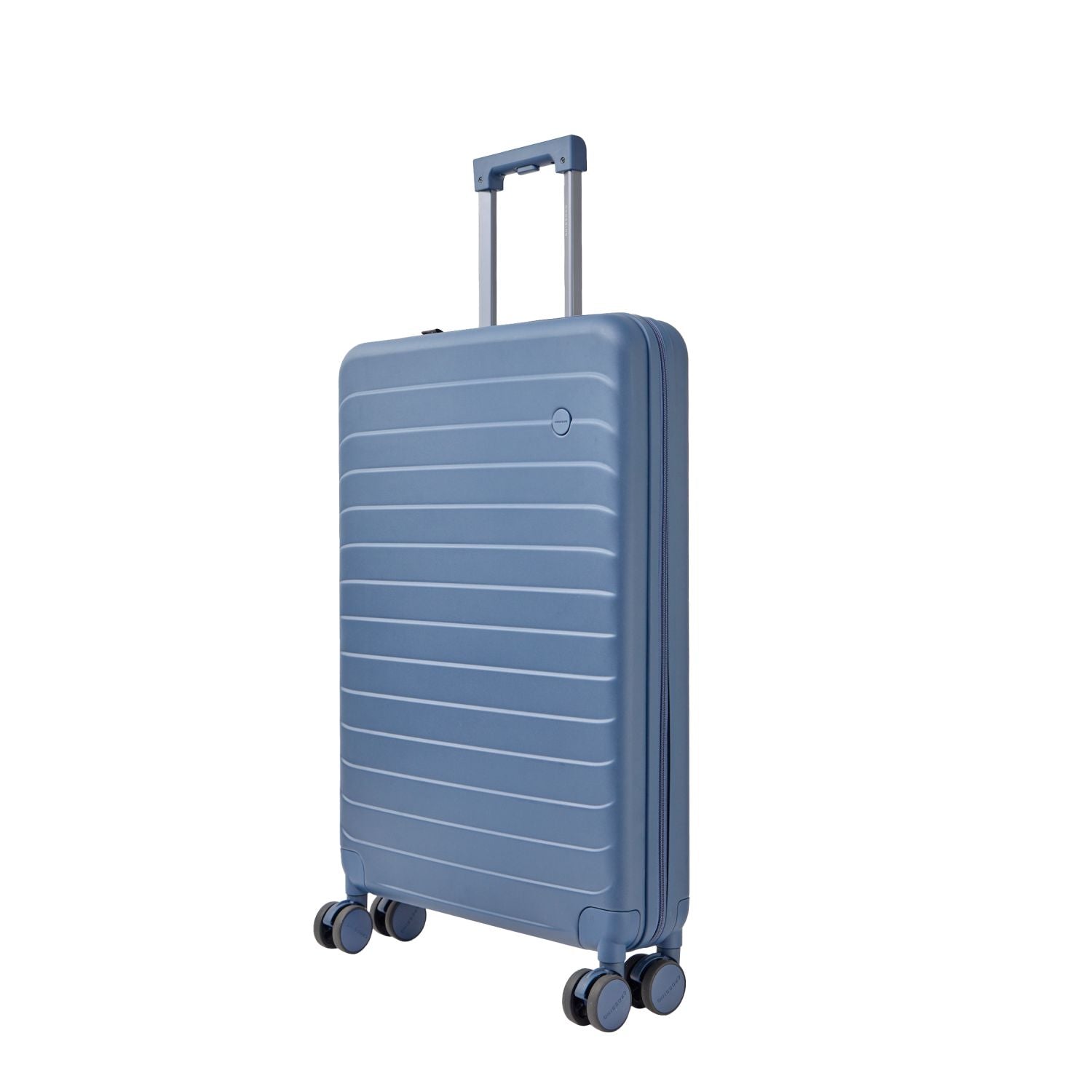Crossing Ori Collapsible Polycarbonate 26" Medium Luggage - Pewter Blue