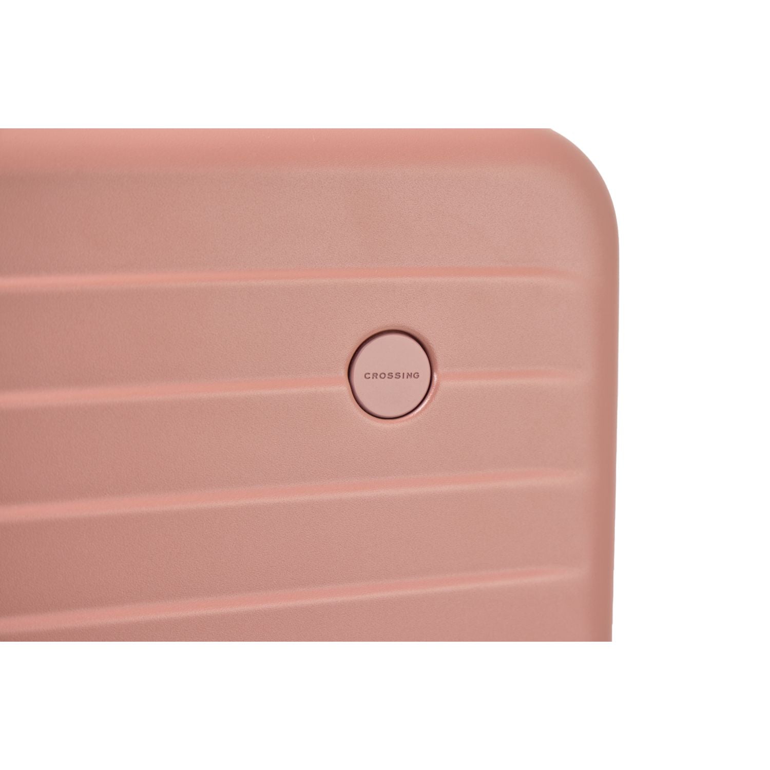 Crossing Ori Collapsible Polycarbonate 26" Medium Luggage - Rose Quartz