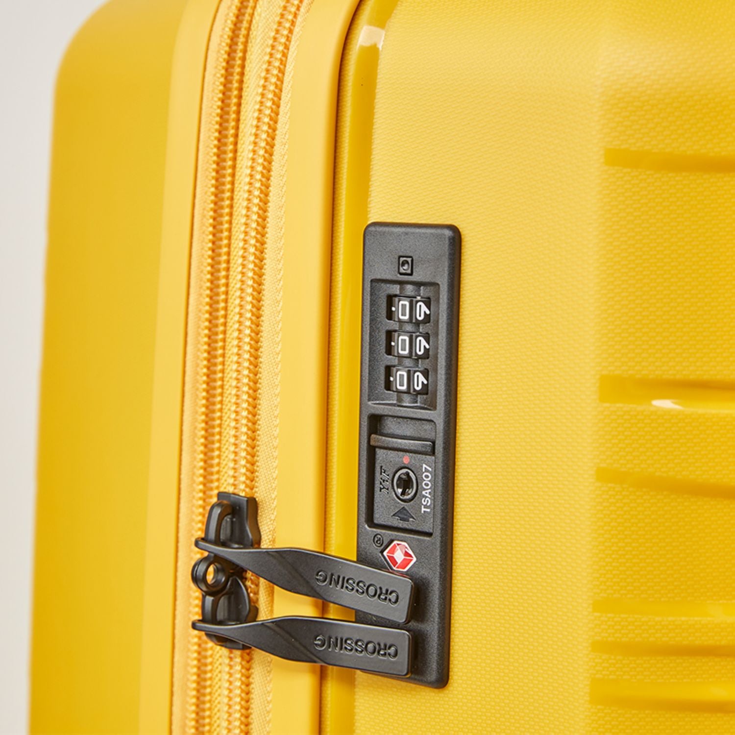Crossing Supra Polypropylene Expandable 20" Carry On Luggage Spinner - Yellow