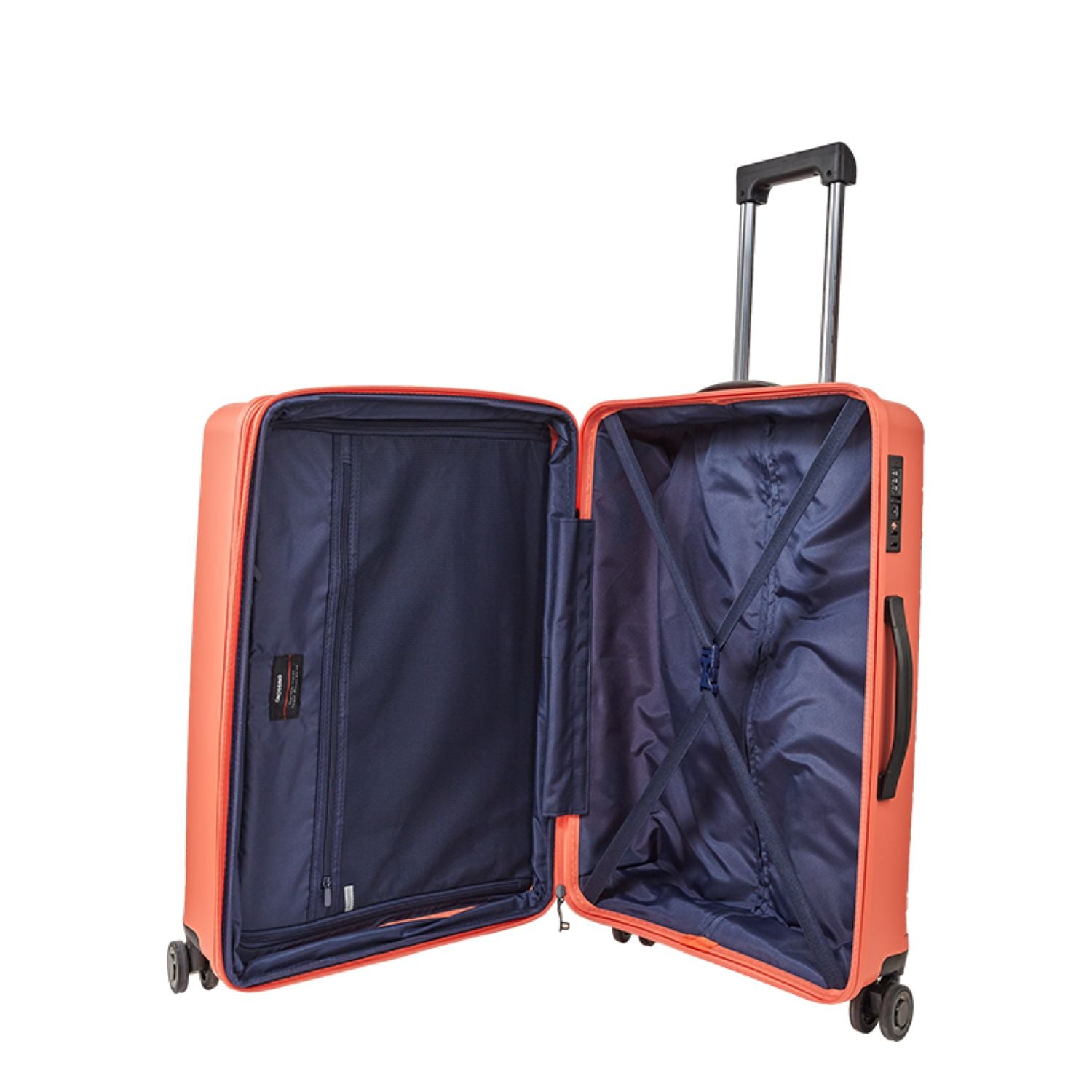 Crossing Supra Polypropylene Expandable 28" Large Luggage Spinner - Tangerine Red