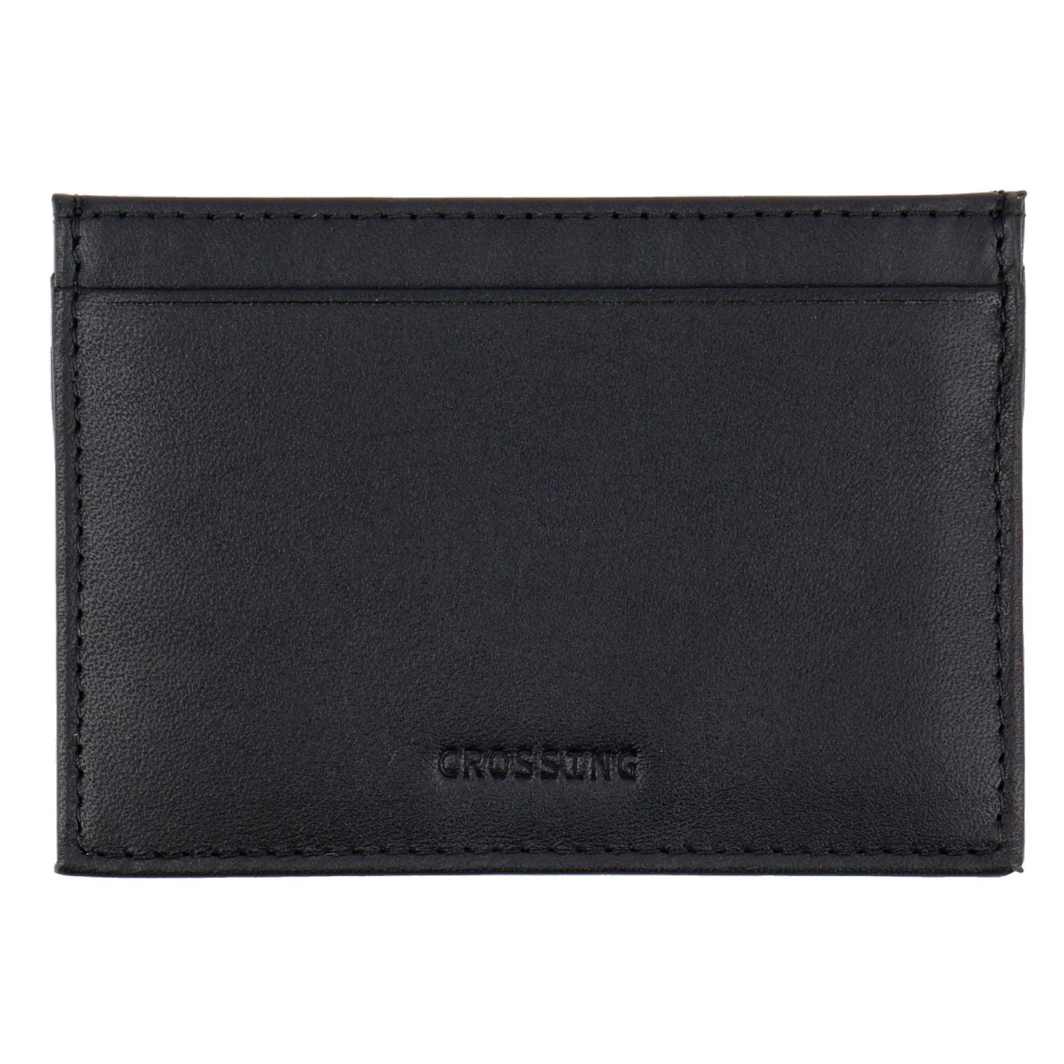 Crossing Sydney Card Holder With Horizontal Card Slots Rfid - Black