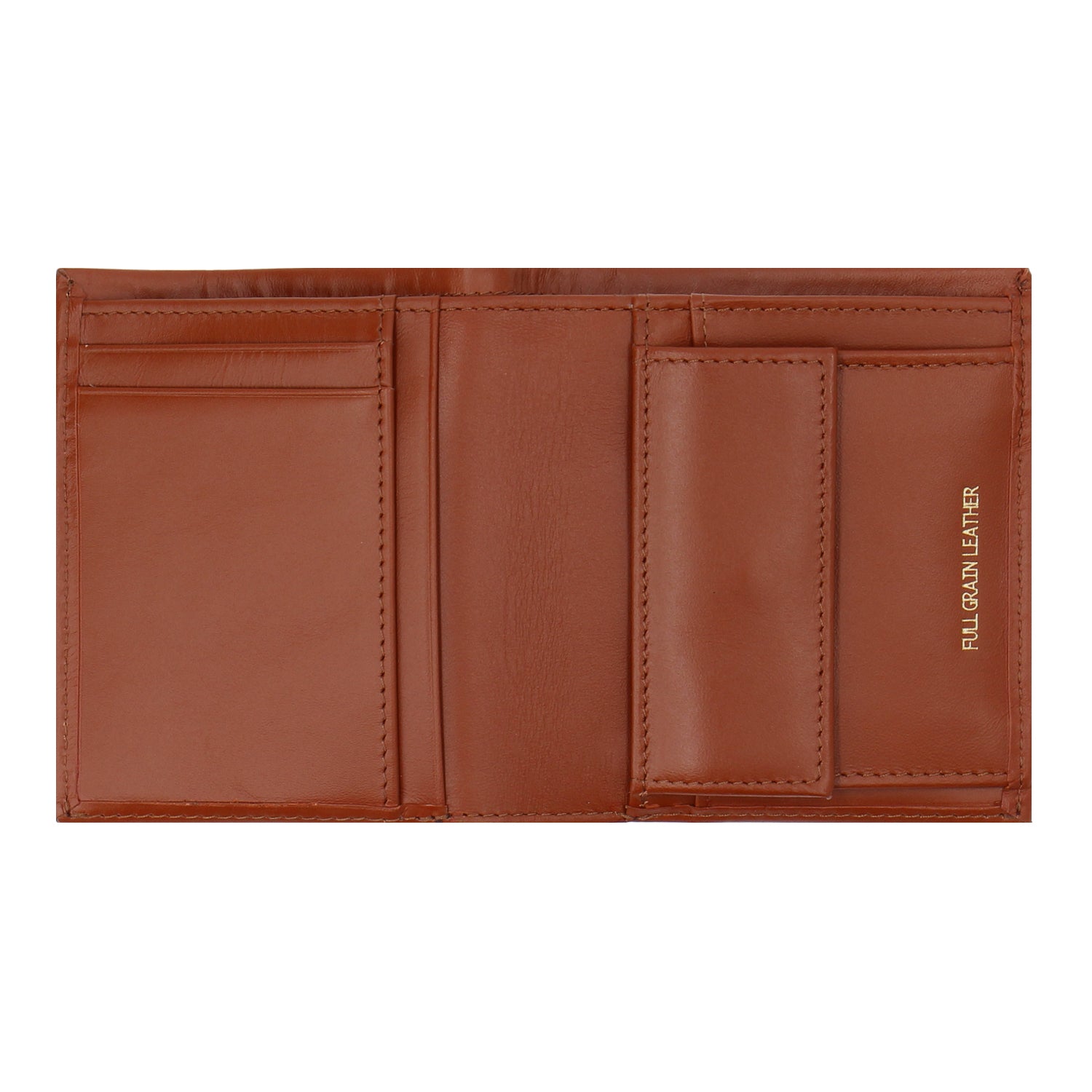 Crossing Sydney Slim Leather Wallet With Coin Pouch Rfid - Gingerbread