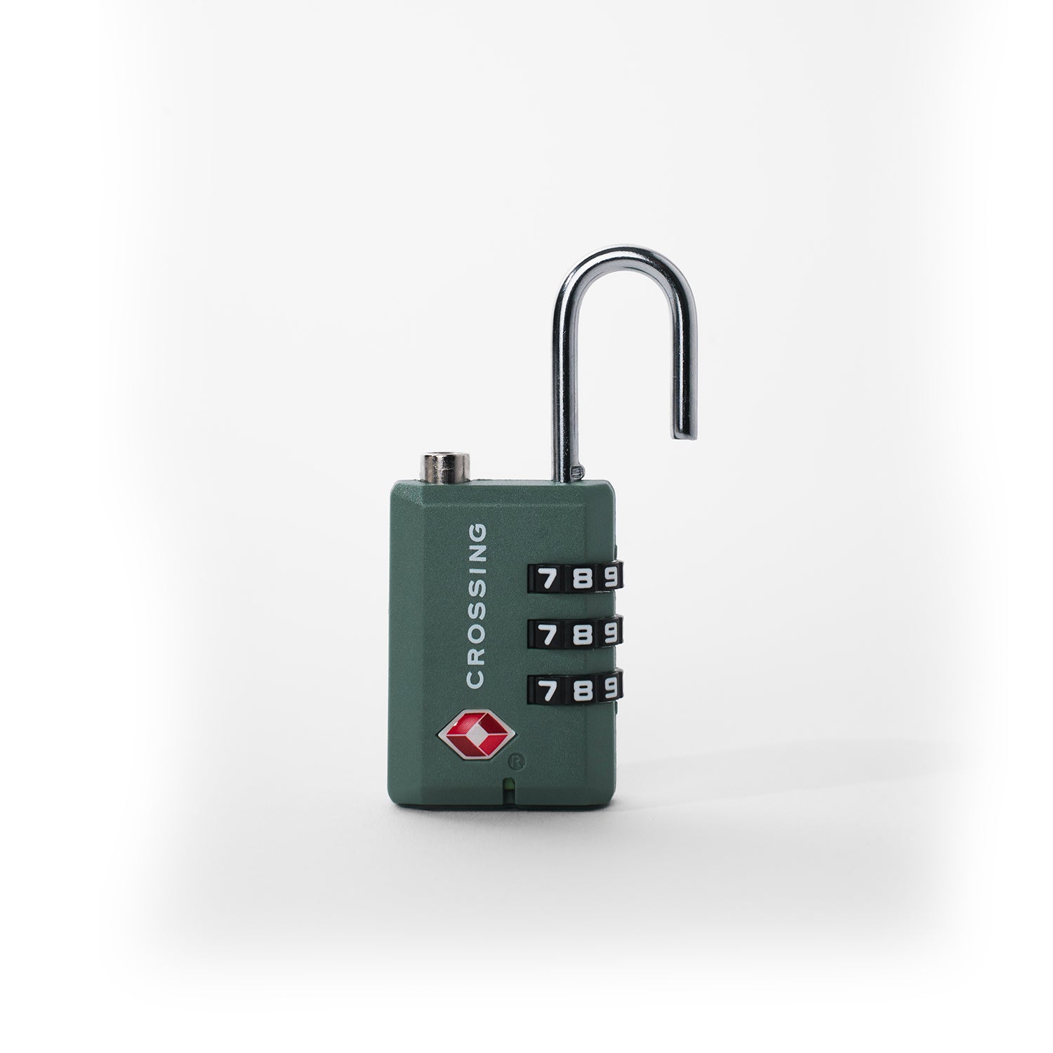 Crossing Ultra-Light TSA 3-Dial Travel Lock - Forest Green