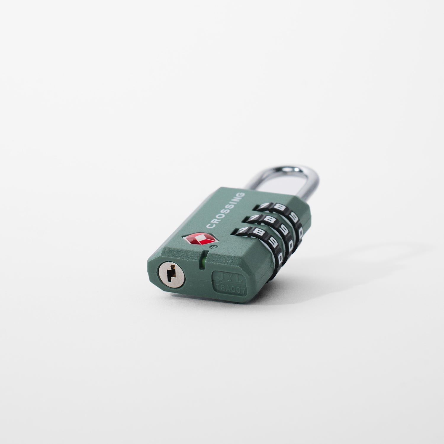 Crossing Ultra-Light TSA 3-Dial Travel Lock - Forest Green