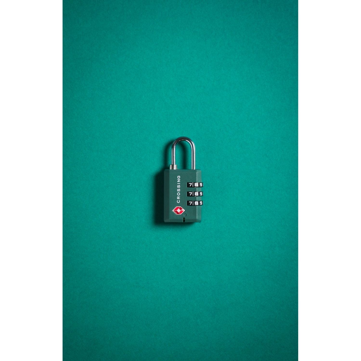 Crossing Ultra-Light TSA 3-Dial Travel Lock - Forest Green