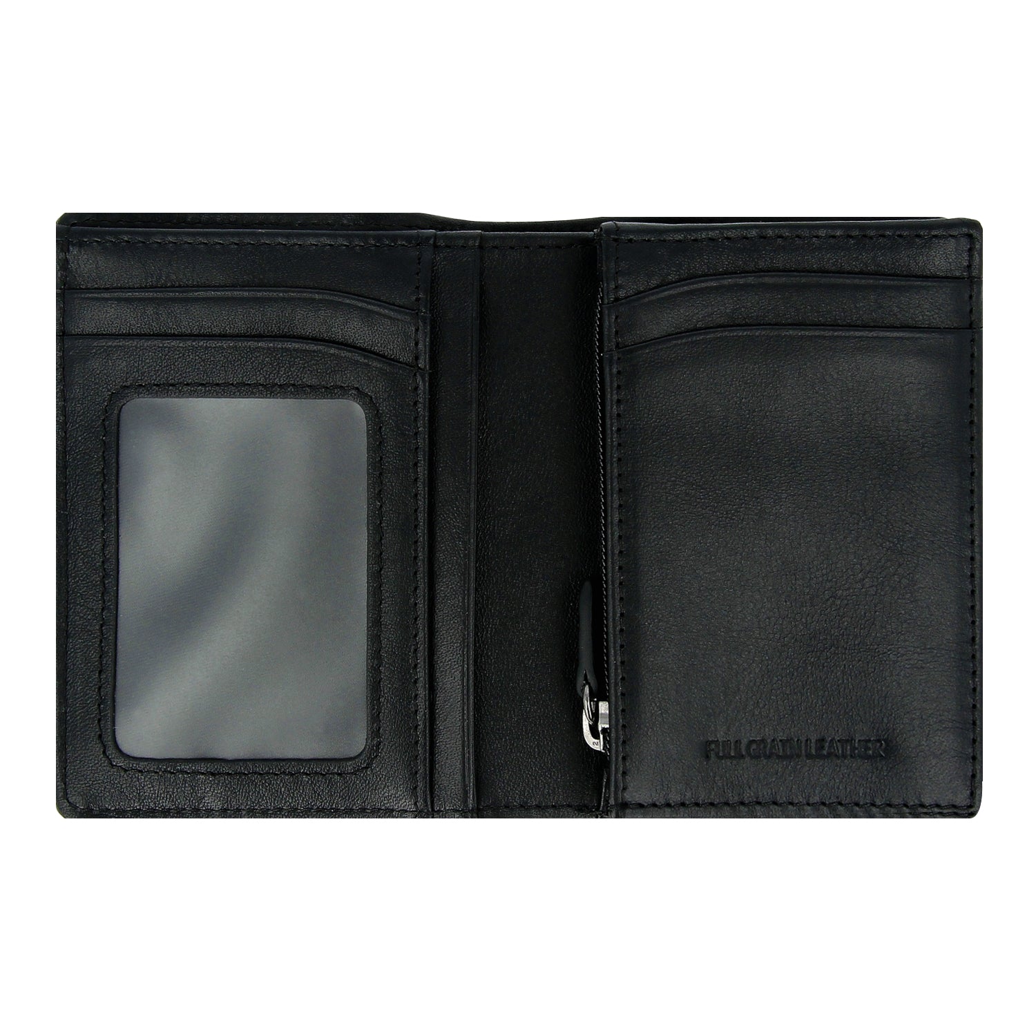 Crossing Vintage Short Leather Wallet With Coin Pouch - Black