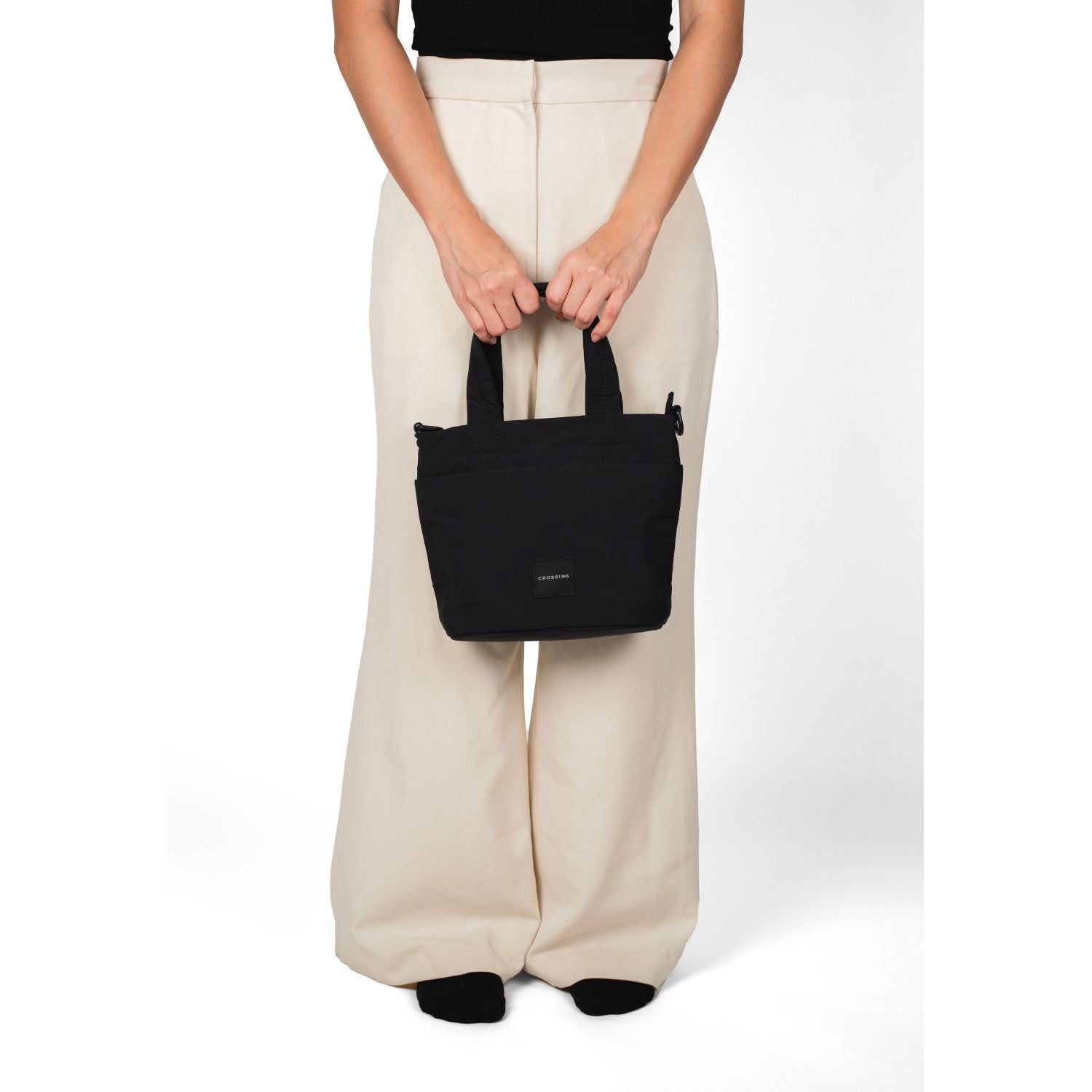 Crossing Jill Anti-Theft RFID Dual Carry Crossbody Bag V2 - Black