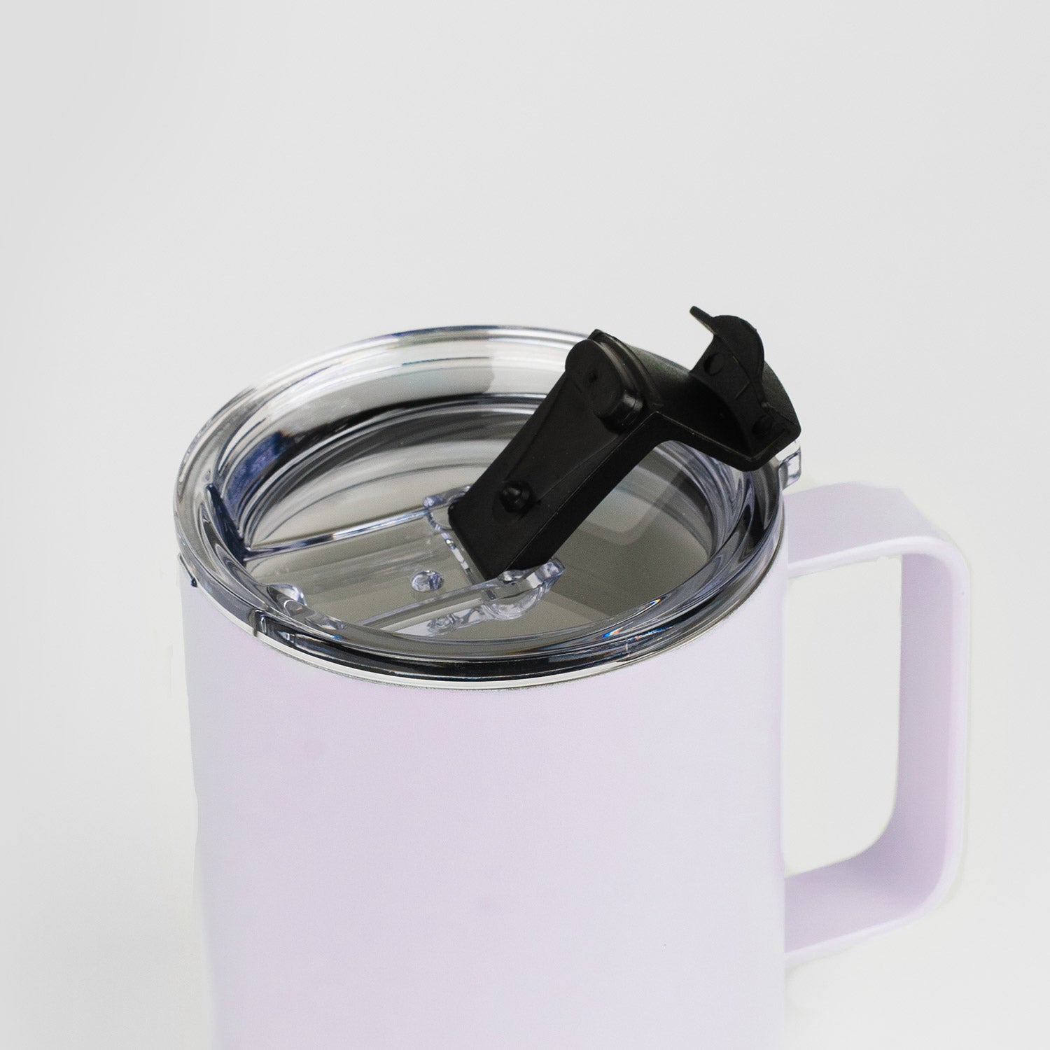 Crossing Neo Insulated S/S Ceramic Mug W Handle And Lid 420ml - Lilac