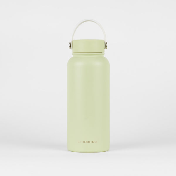 Crossing Urban Insulated S/S Bottle W Handle 950ml - Pistachio