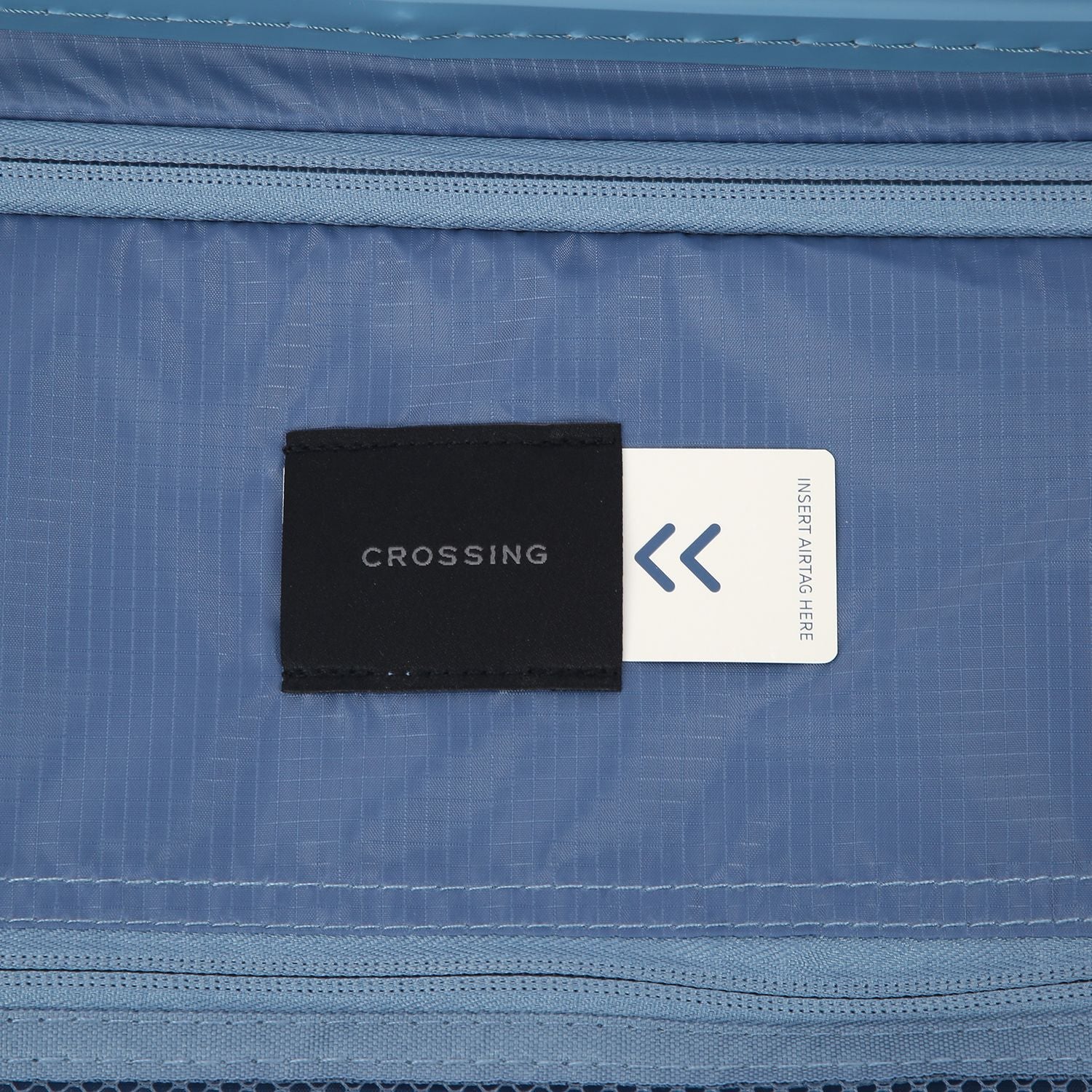 Crossing Vive Polycarbonate Expandable Carry On Luggage T20 - Blue