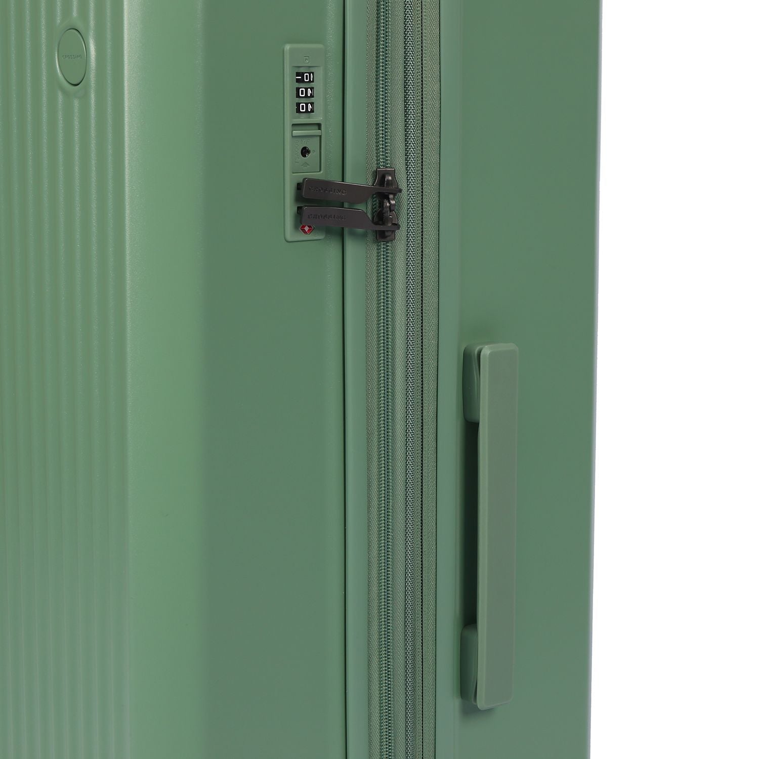 Crossing Vive Polycarbonate Expandable Carry On Luggage T20 - Sage Green