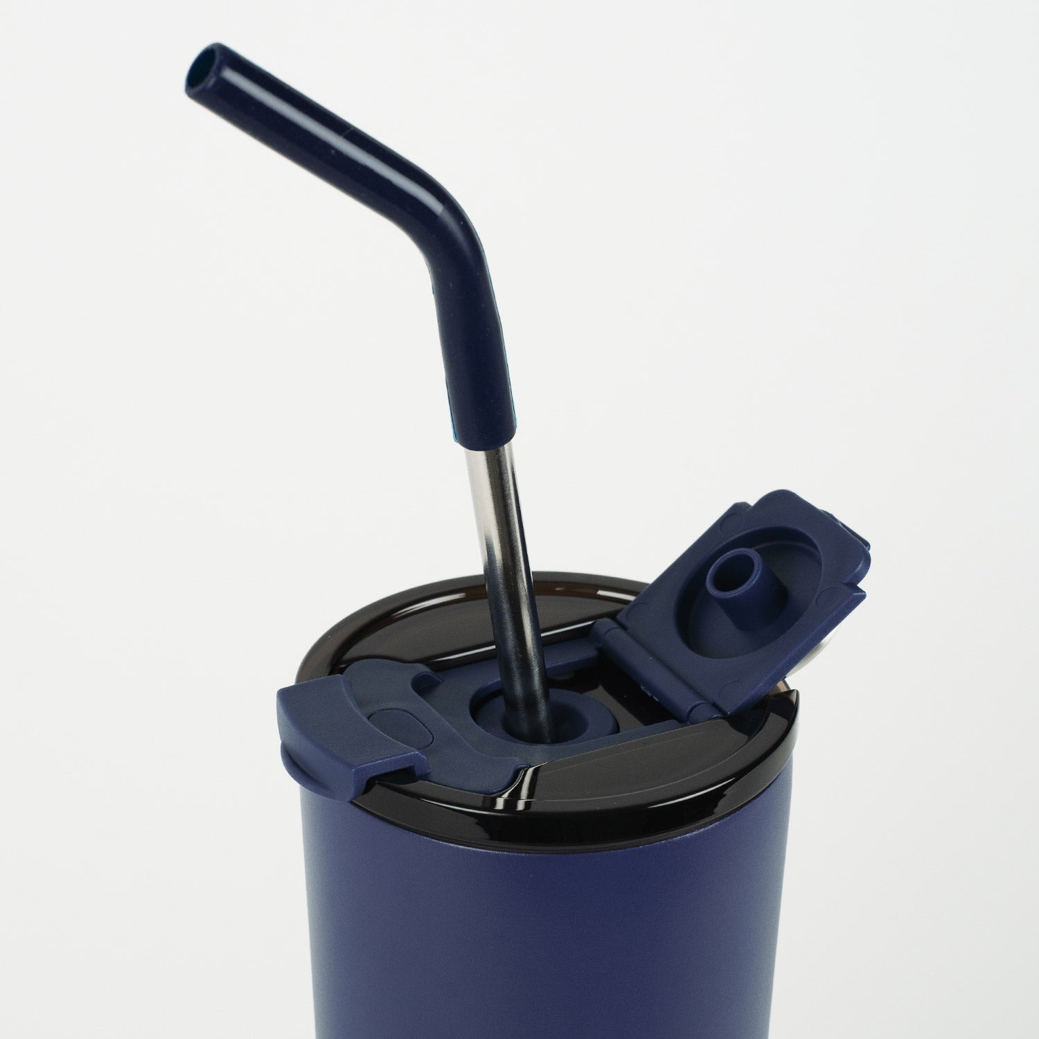 Crossing Volt Insulated Stainless Steel Straw Tumbler 710ML - Ink Blue