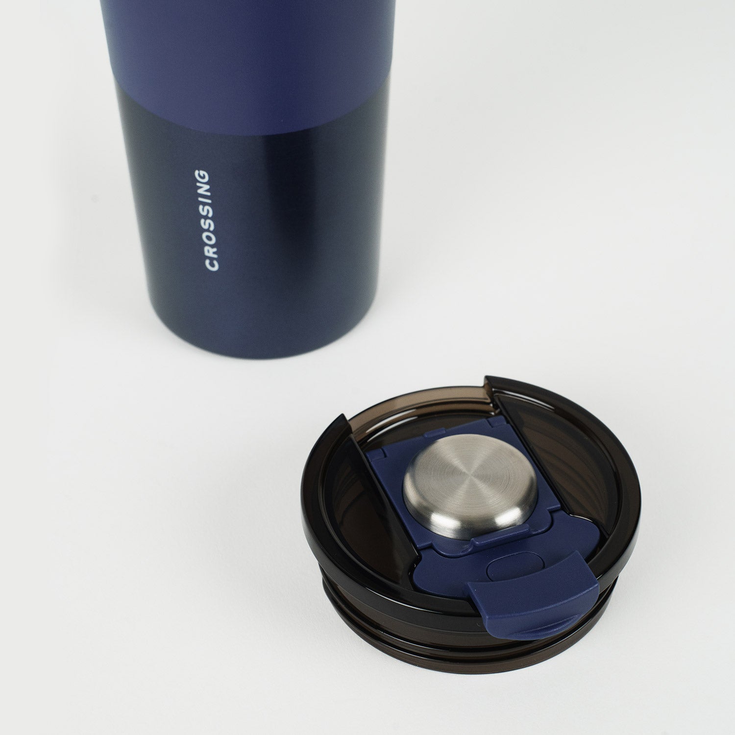 Crossing Volt Insulated Stainless Steel Straw Tumbler 710ML - Ink Blue