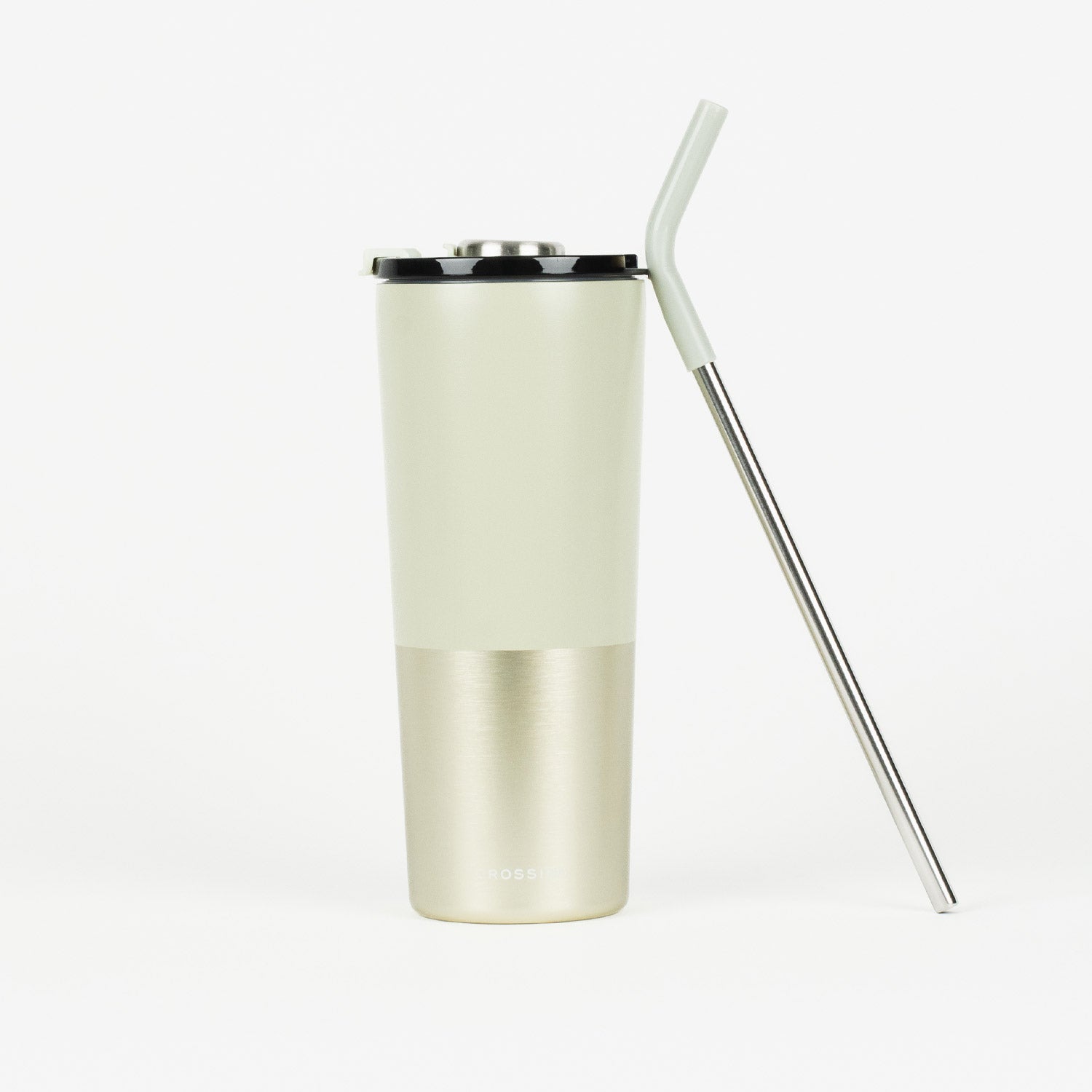 Crossing Volt Insulated Stainless Steel Straw Tumbler 710ML - Pistachio
