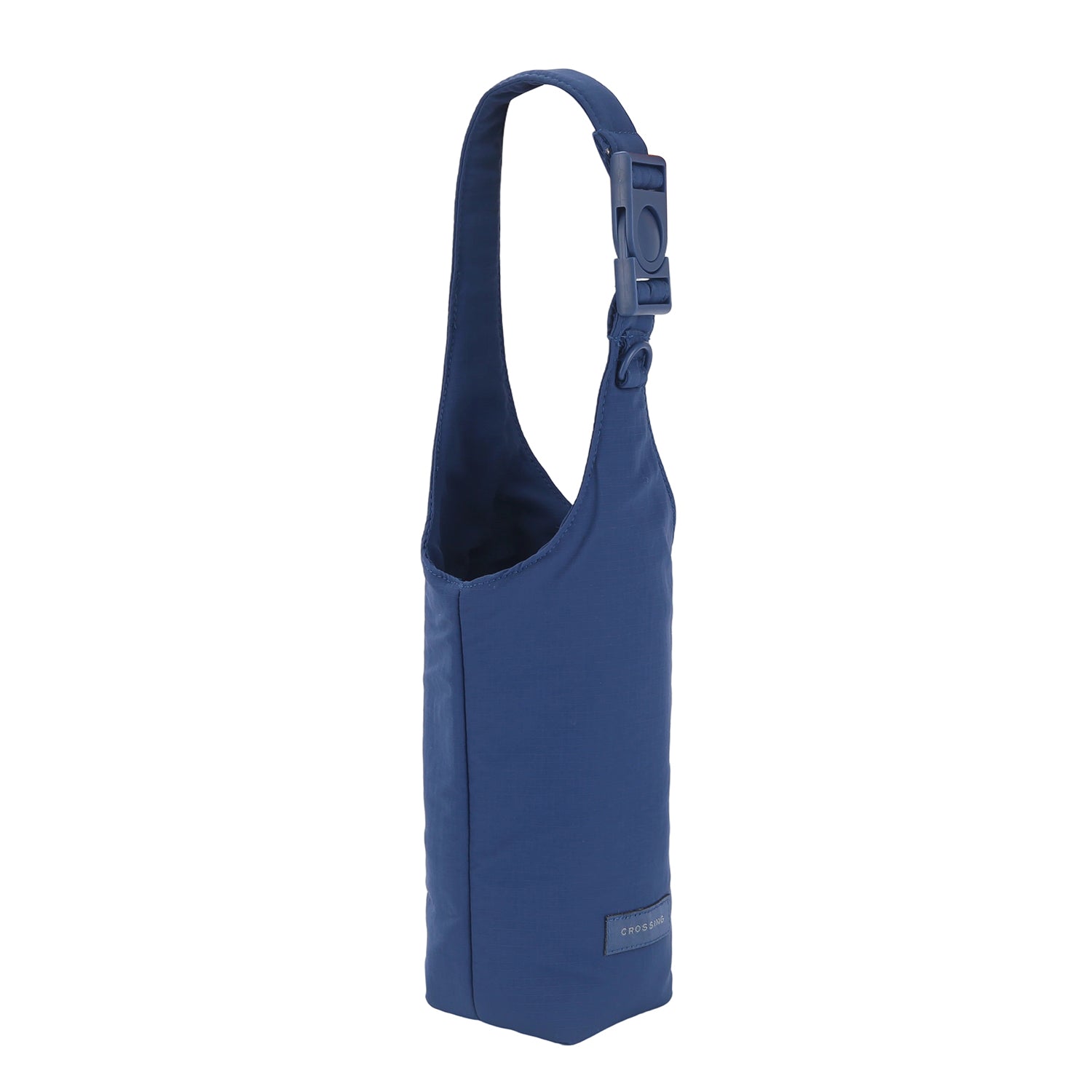 Crossing Waterproof Checked Nylon Dual Carry Water Bottle Bag - Light Blue