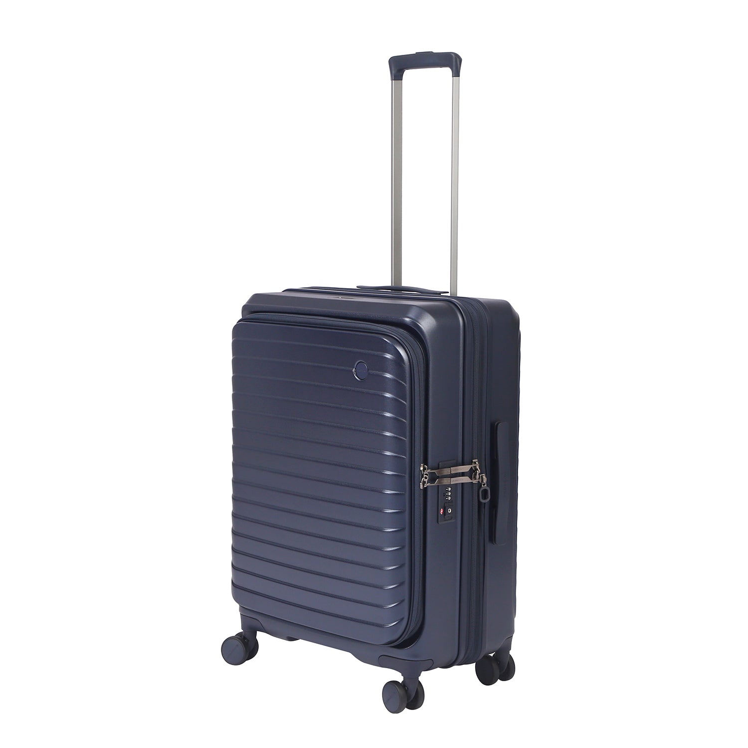 CROSSING INVI 25" Medium Expandable Luggage With Front & Middle Access V3 - Dark Blue