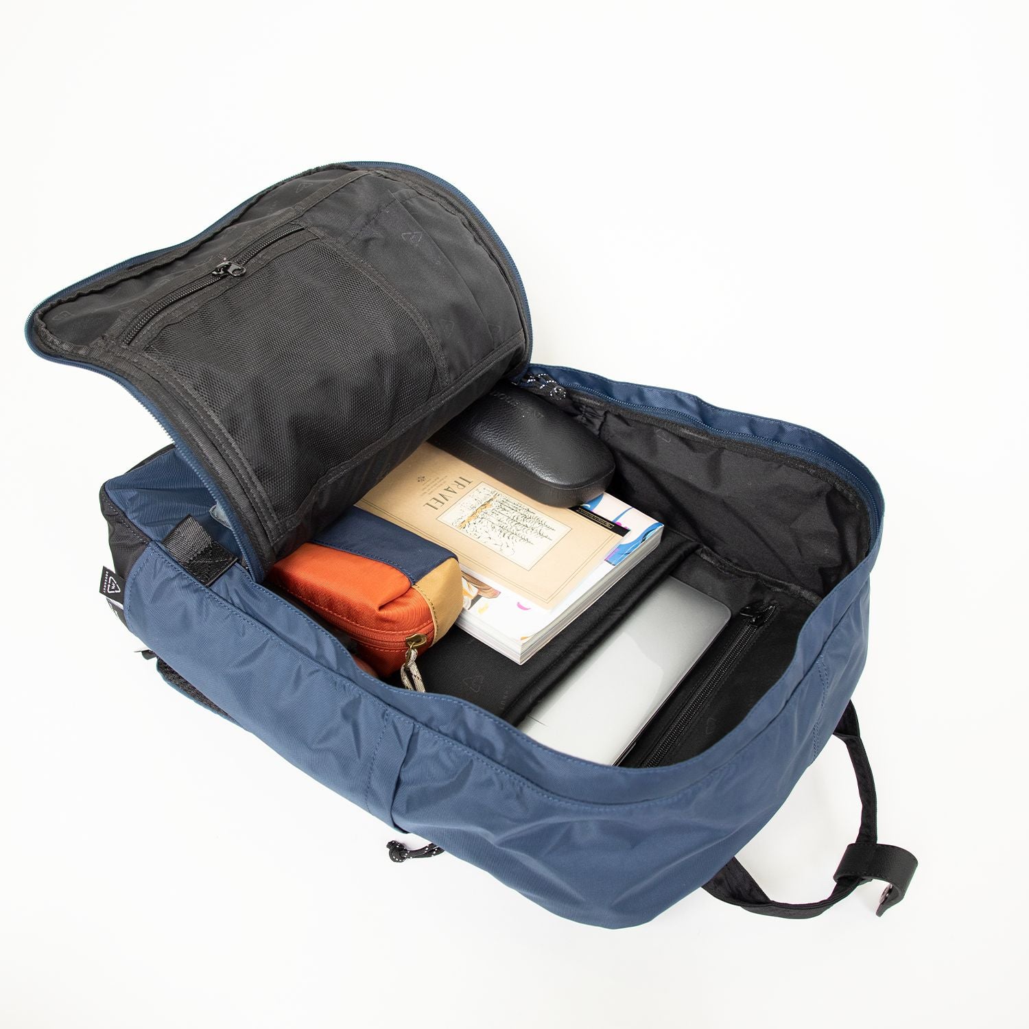 Doughnut Macaroon Large Go Wild Series Backpack - Navy X Grey